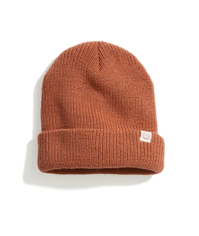 Tahoe Beanie in Chutney sold by Marine Layer