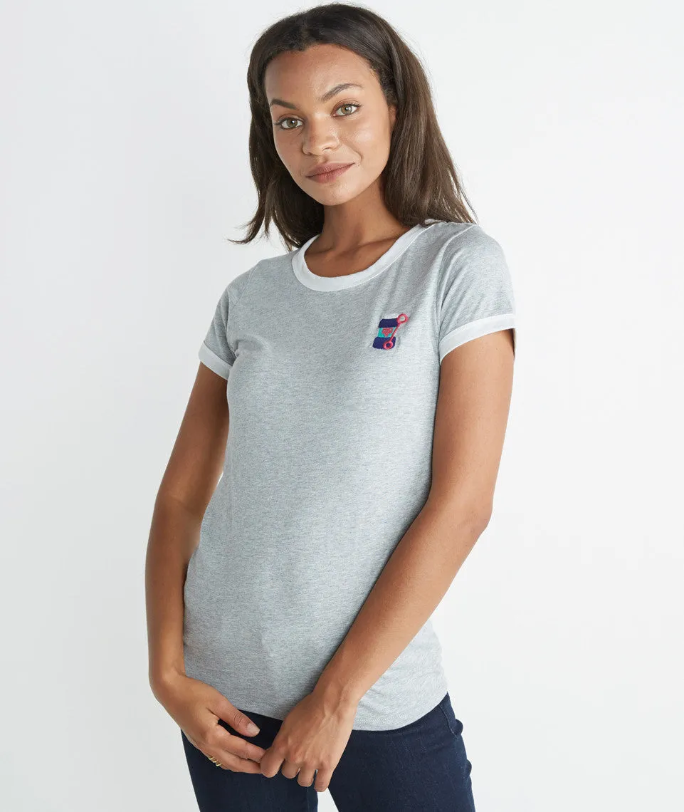 Don't Blow It Ringer Tee sold by Marine Layer product image thumbnail 5