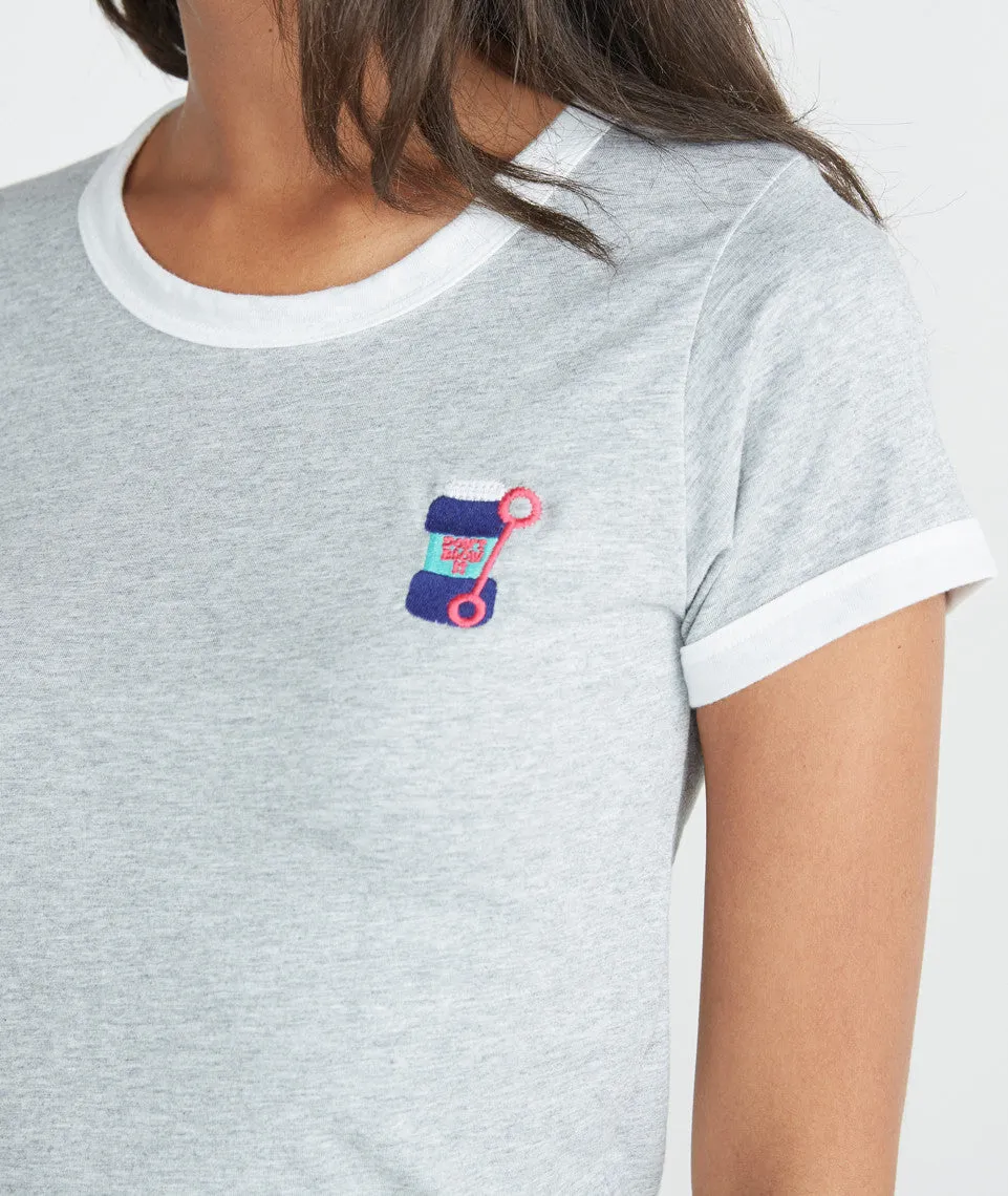 Don't Blow It Ringer Tee sold by Marine Layer product image thumbnail 3