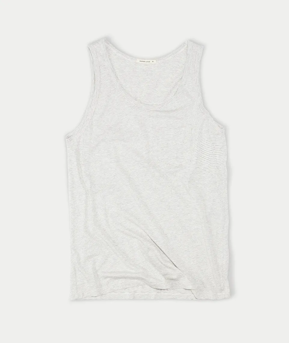 El Jefe Pocket Tank - Natural sold by Marine Layer