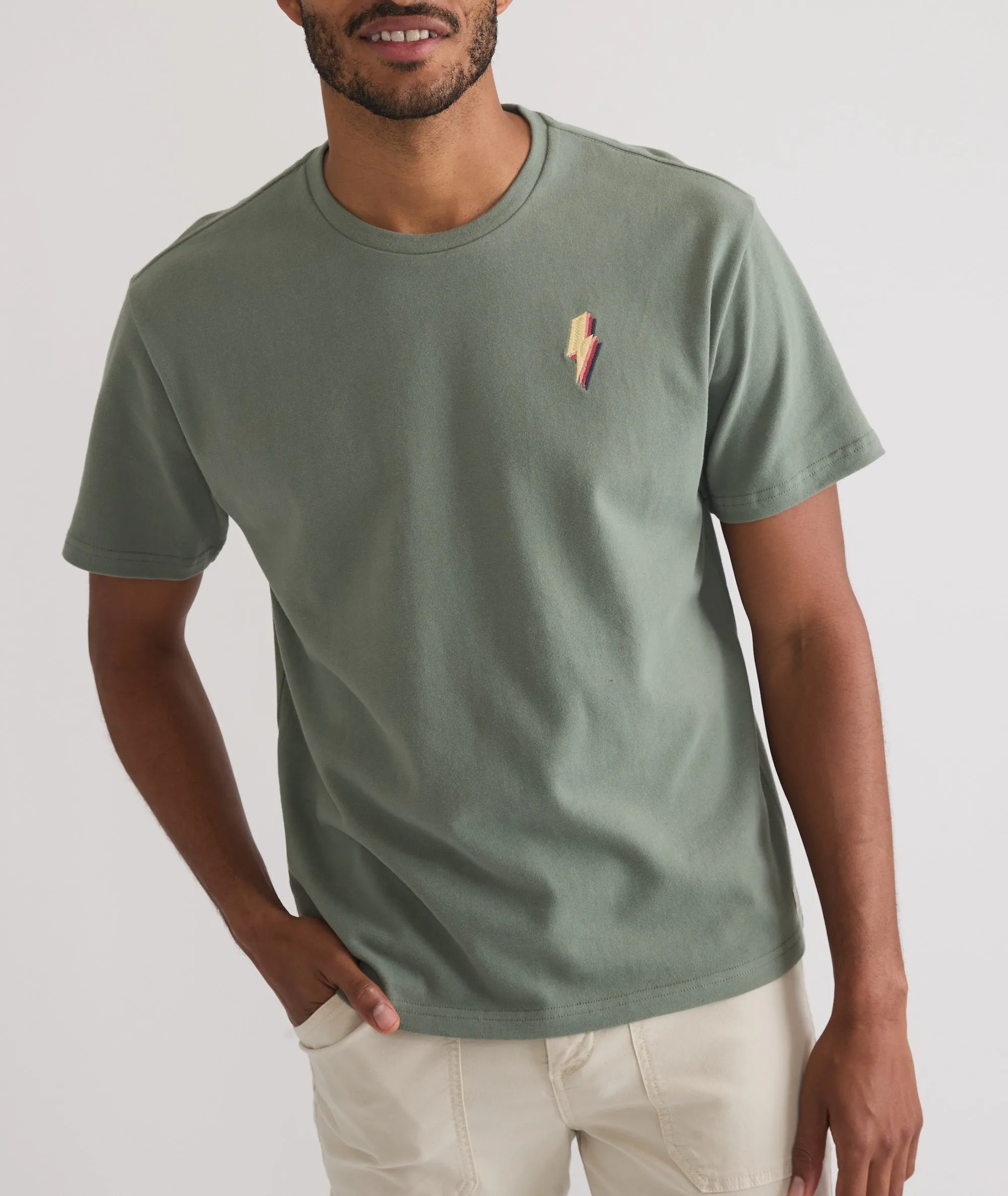 Relaxed Brushed Jersey Tee sold by Marine Layer product image thumbnail 3