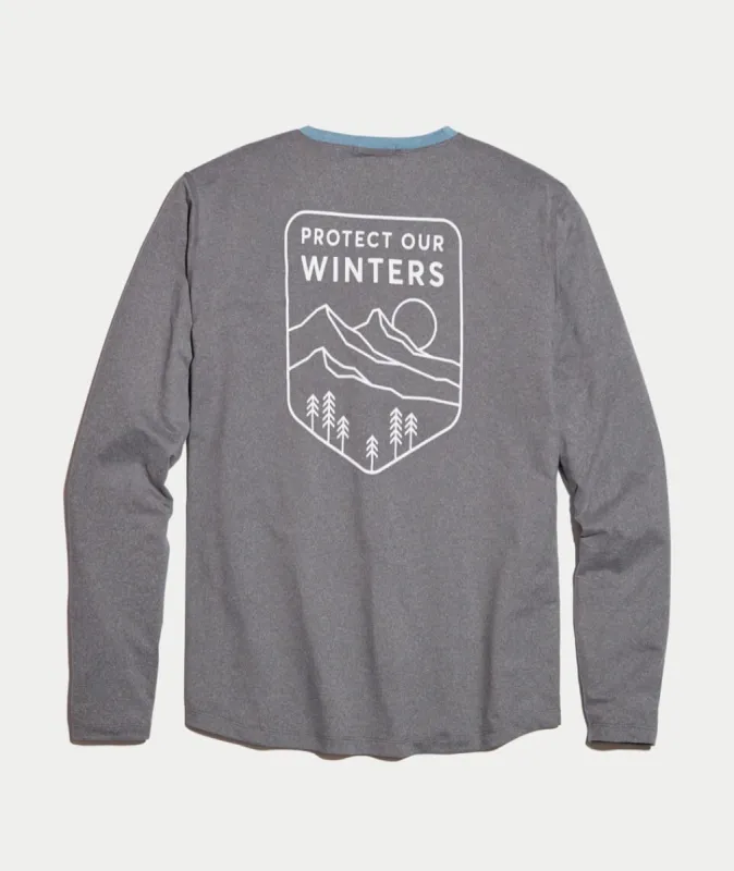 Peak Longsleeve Sport Crew sold by Marine Layer