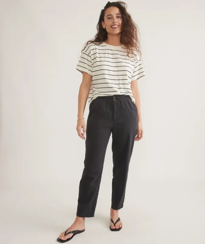 Elle Relaxed Crop Pant sold by Marine Layer