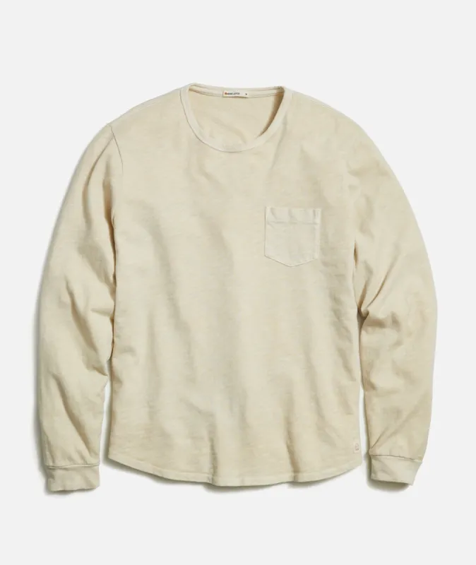 Vintage Heavy Slub Long Sleeve Pocket Tee sold by Marine Layer