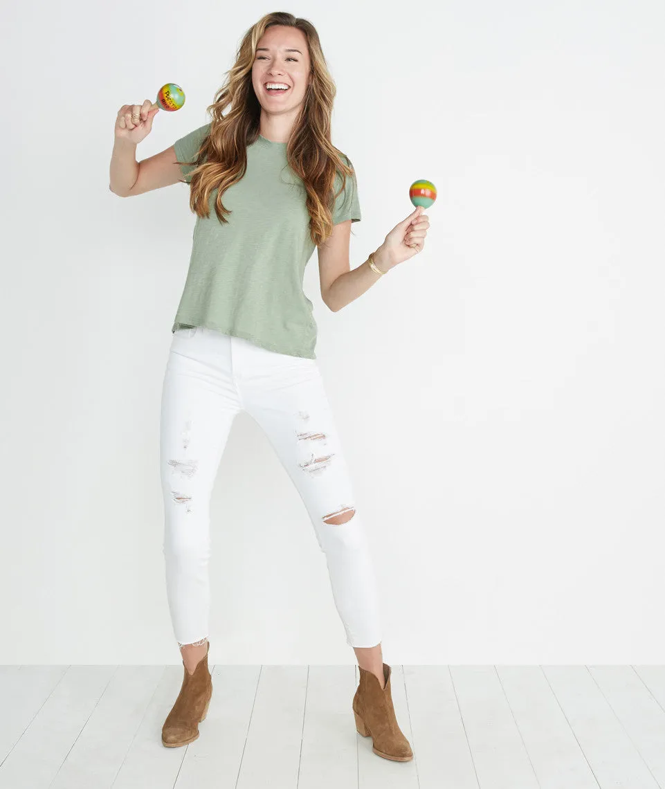 Swing Crew in Vintage Green sold by Marine Layer product image thumbnail 2