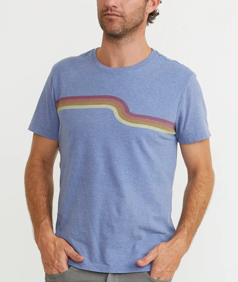 Re-Spun Wave Stripe Tee sold by Marine Layer product image thumbnail 3