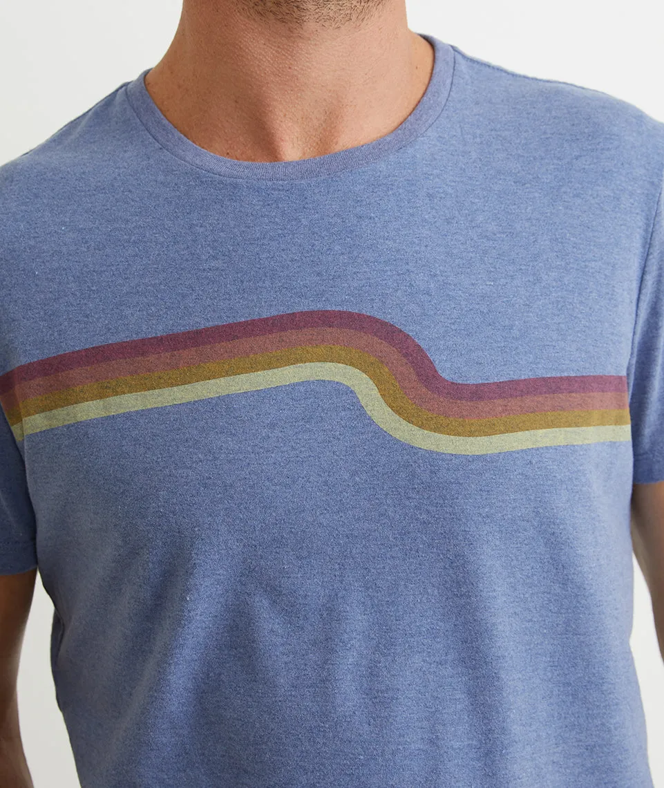 Re-Spun Wave Stripe Tee sold by Marine Layer product image thumbnail 5