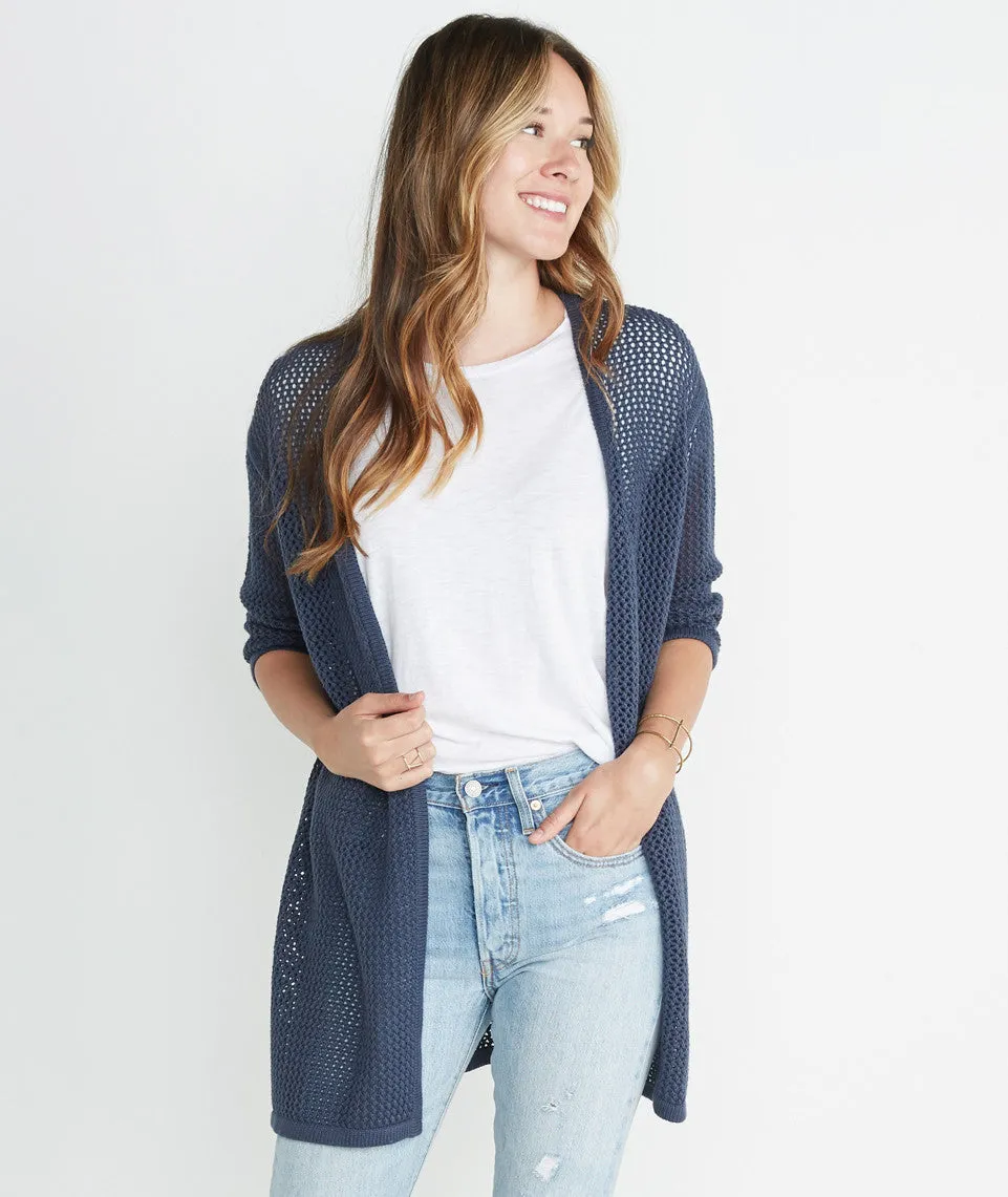 Remy Cardigan - Mood Indigo sold by Marine Layer