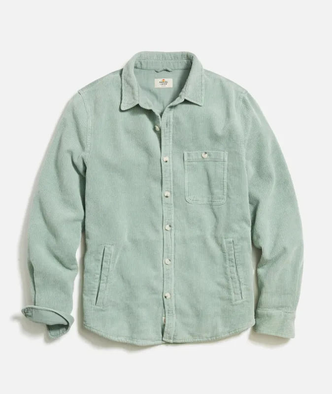 Max Broken In Corduroy Overshirt sold by Marine Layer