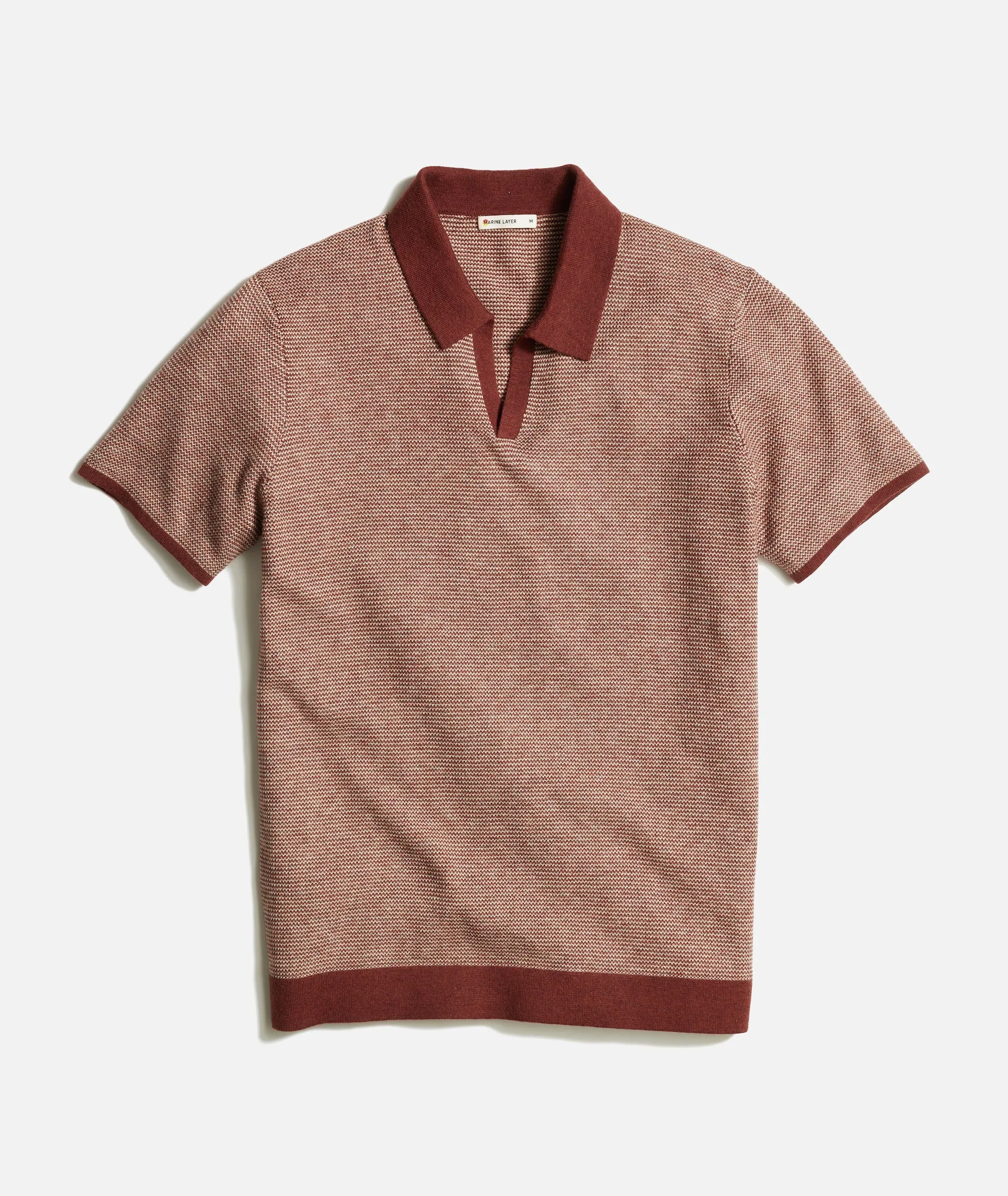 Liam Sweater Polo sold by Marine Layer