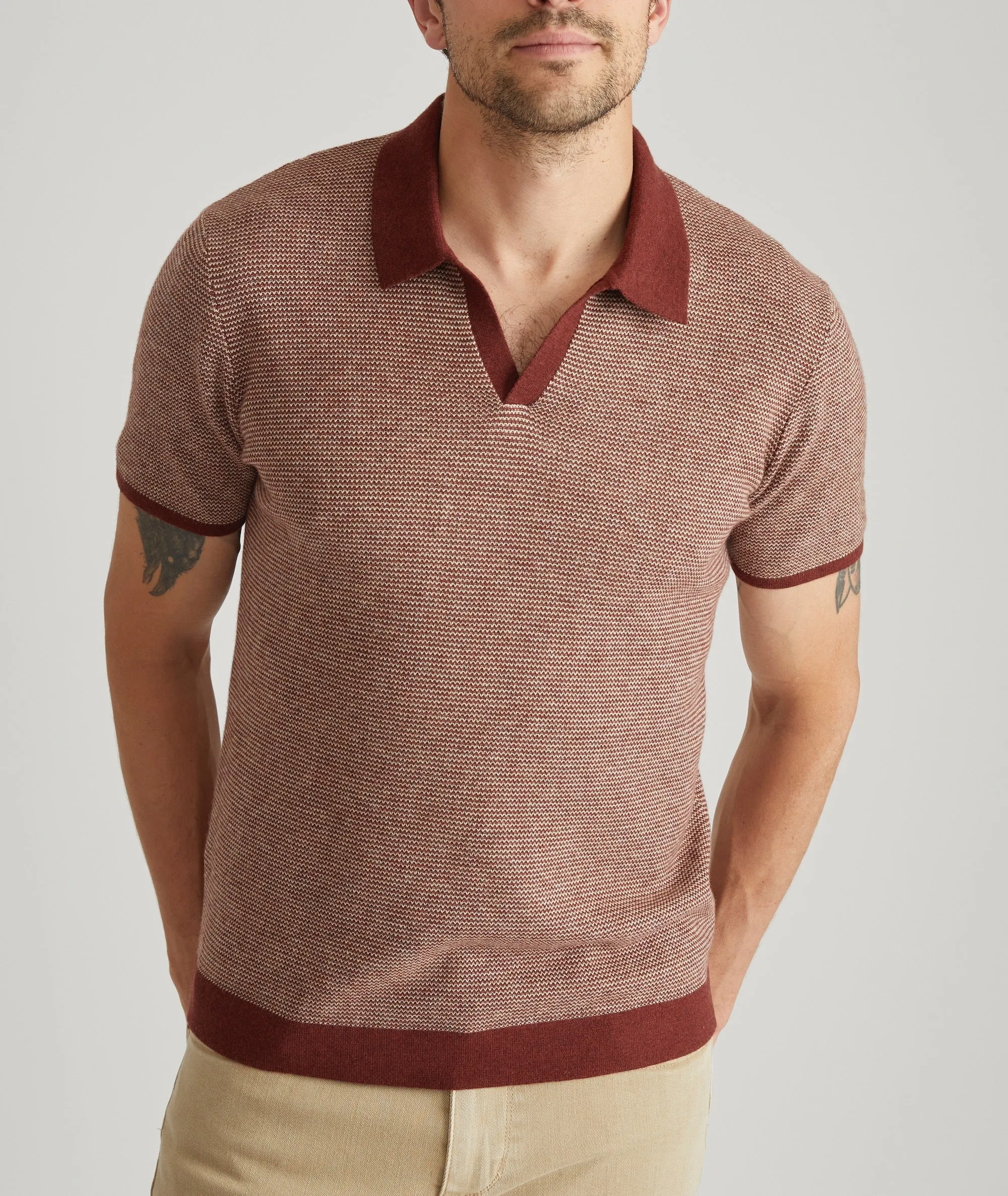Liam Sweater Polo sold by Marine Layer product image thumbnail 3