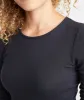 Longsleeve Lila Rib Crew in Black sold by Marine Layer