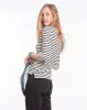 Darby Striped Boatneck Crew - Navy and White Stripe sold by Marine Layer