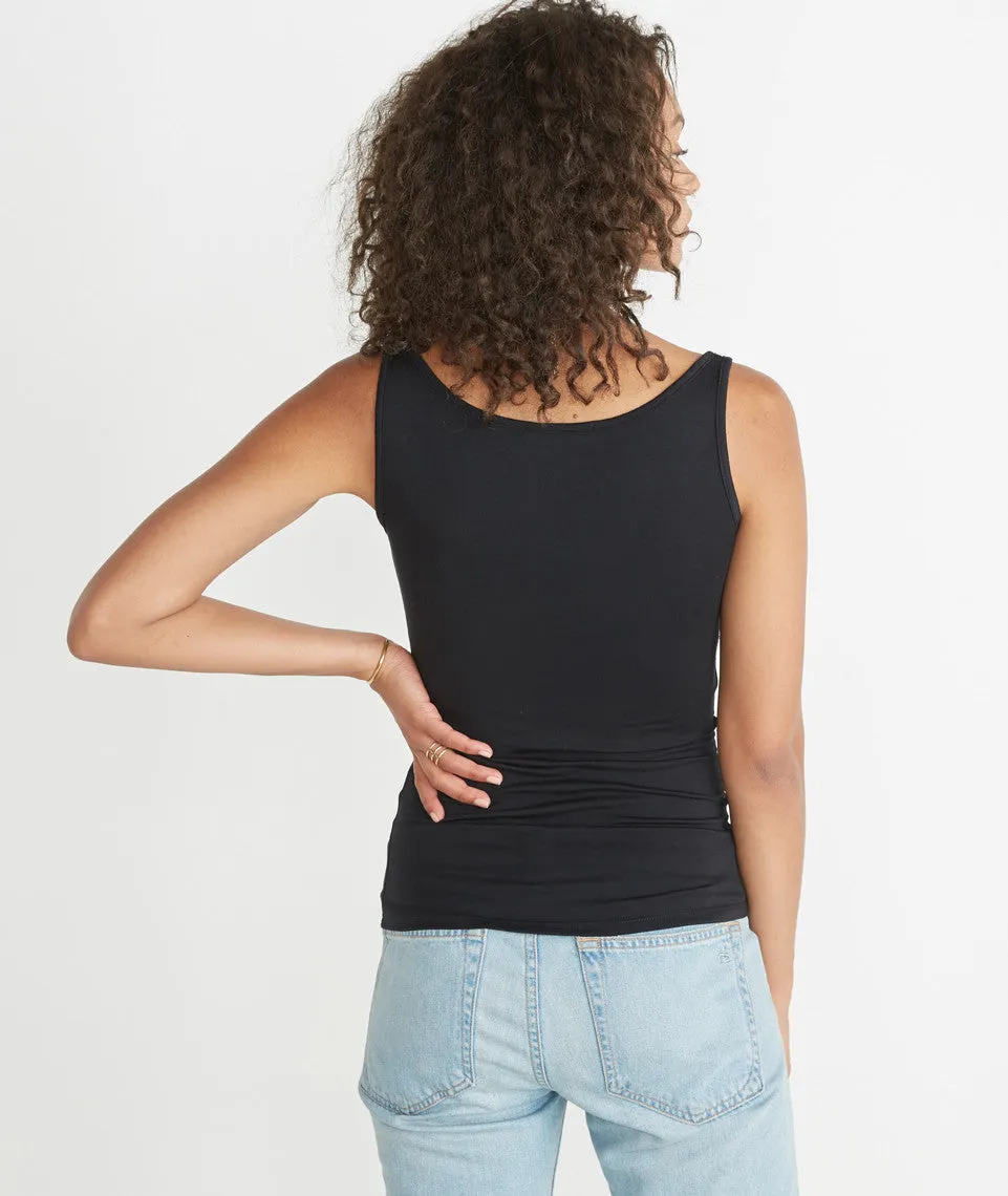 Tank Cami in Pure Black sold by Marine Layer product image thumbnail 2