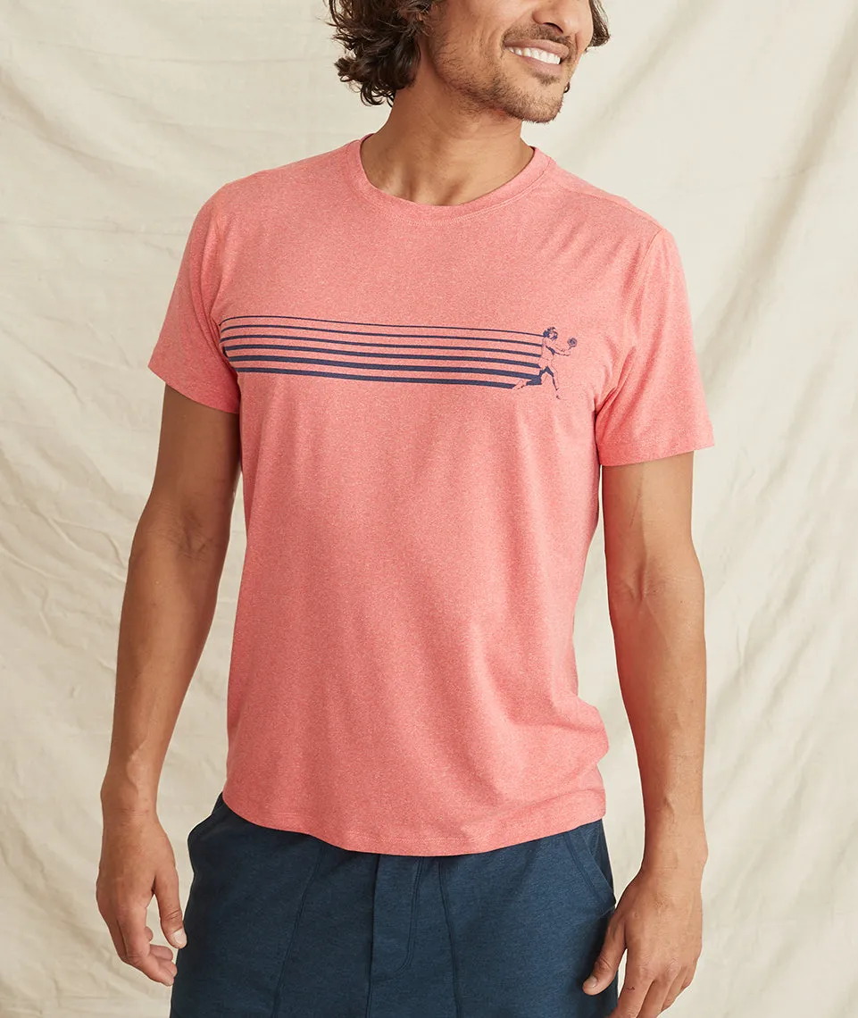 Tennis Stripe Sport Crew sold by Marine Layer product image thumbnail 2