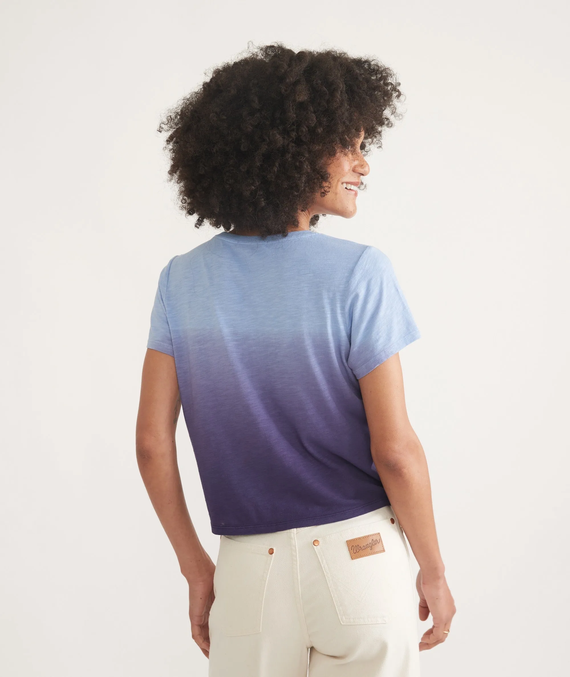 Easy Crew Crop Tee sold by Marine Layer product image thumbnail 4