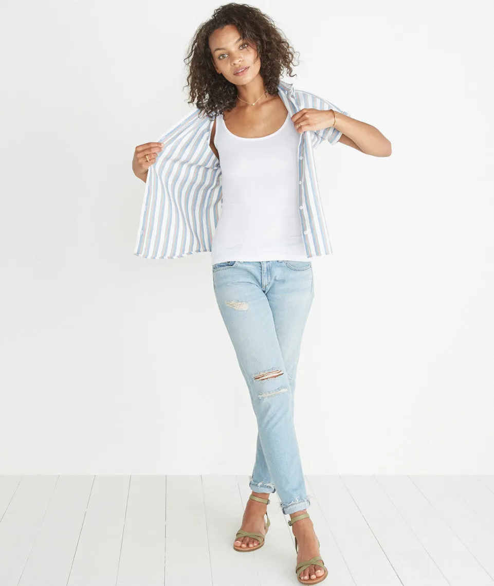 Tank Cami in Pure White sold by Marine Layer product image thumbnail 2