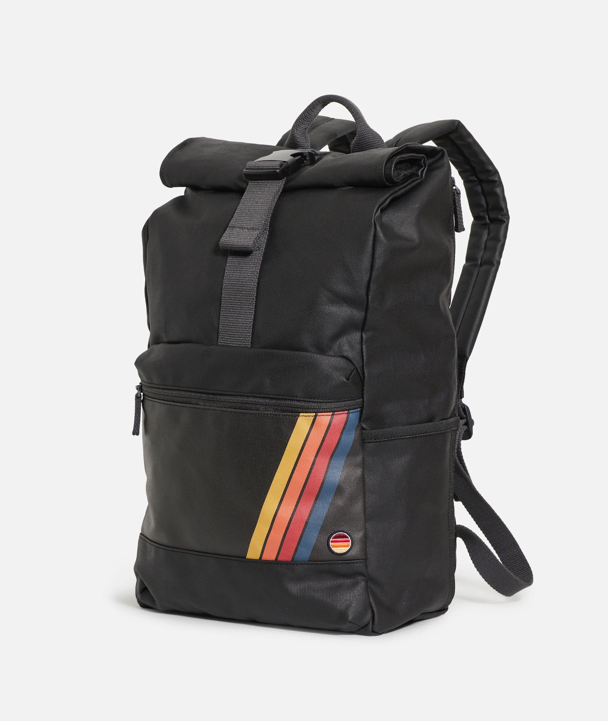 Roll Top Backpack in Phantom sold by Marine Layer