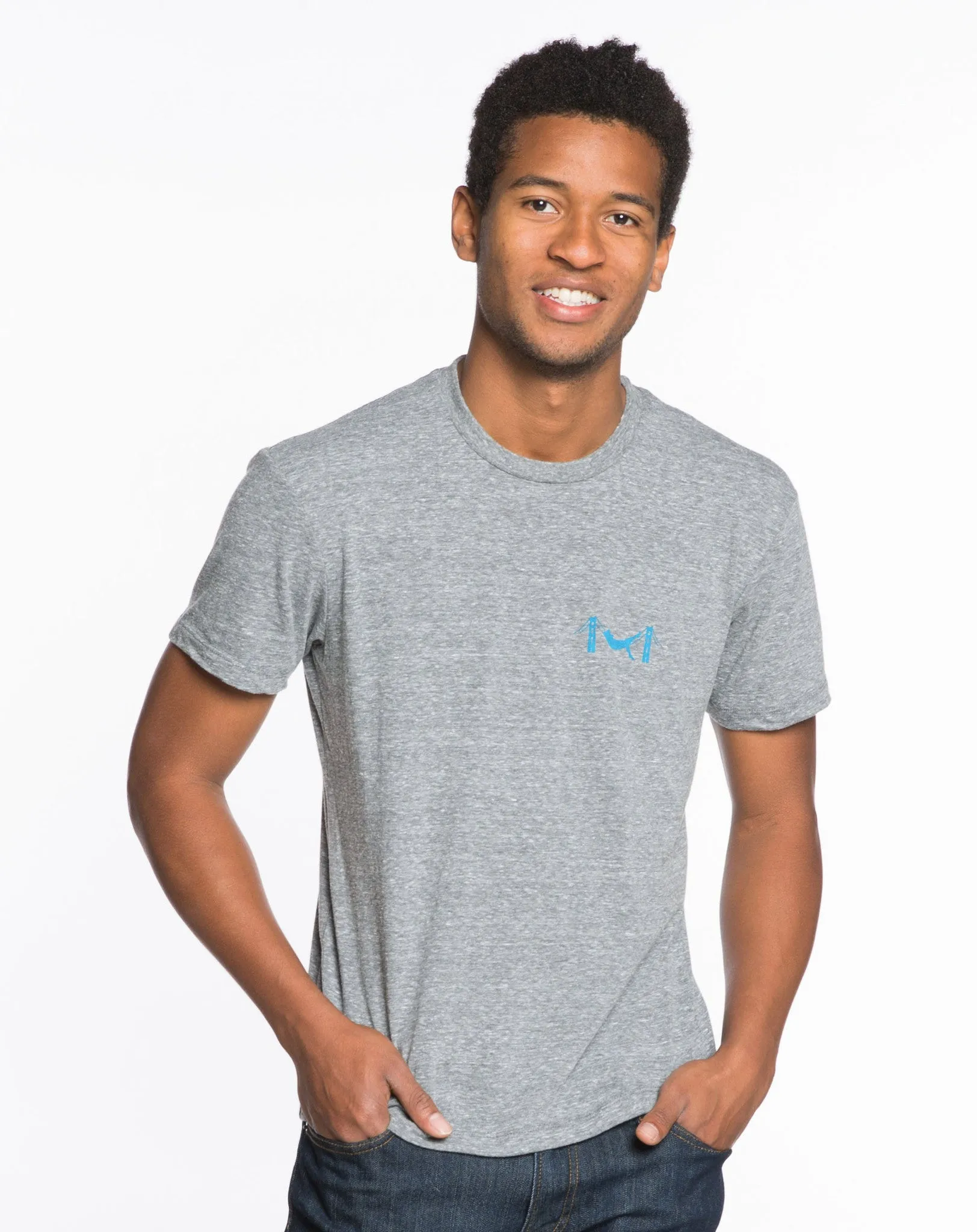 Chest Logo Graphic Tee - Heather Grey sold by Marine Layer product image thumbnail 2