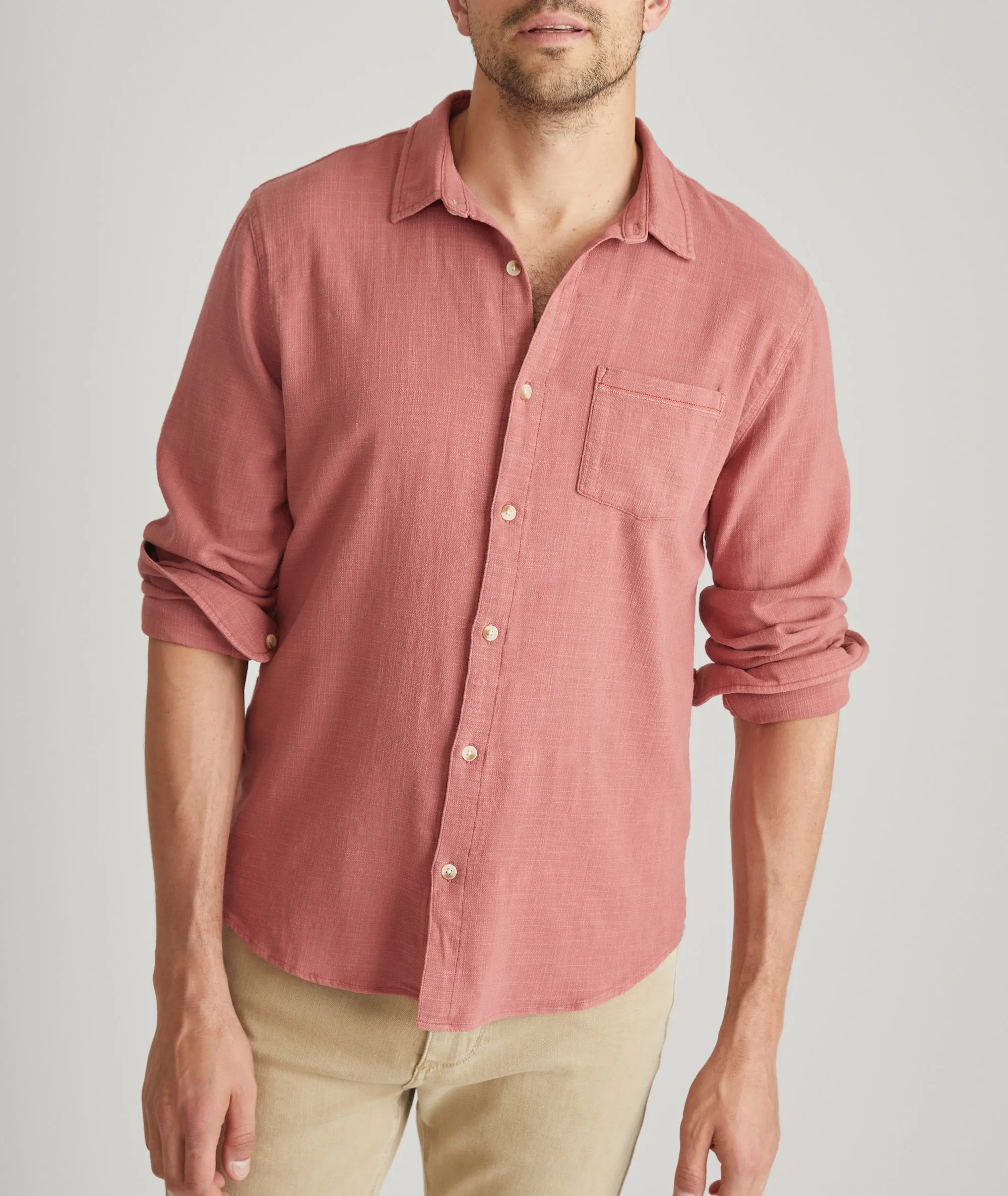 Stretch Selvage Long Sleeve Shirt sold by Marine Layer product image thumbnail 2