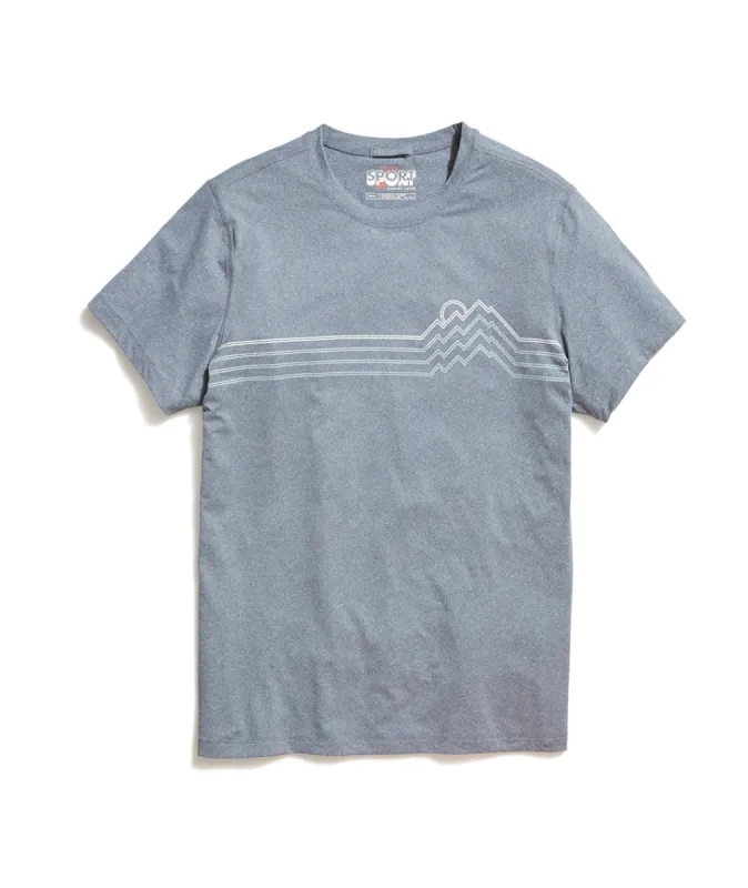 Sport Crew in Black Iris sold by Marine Layer