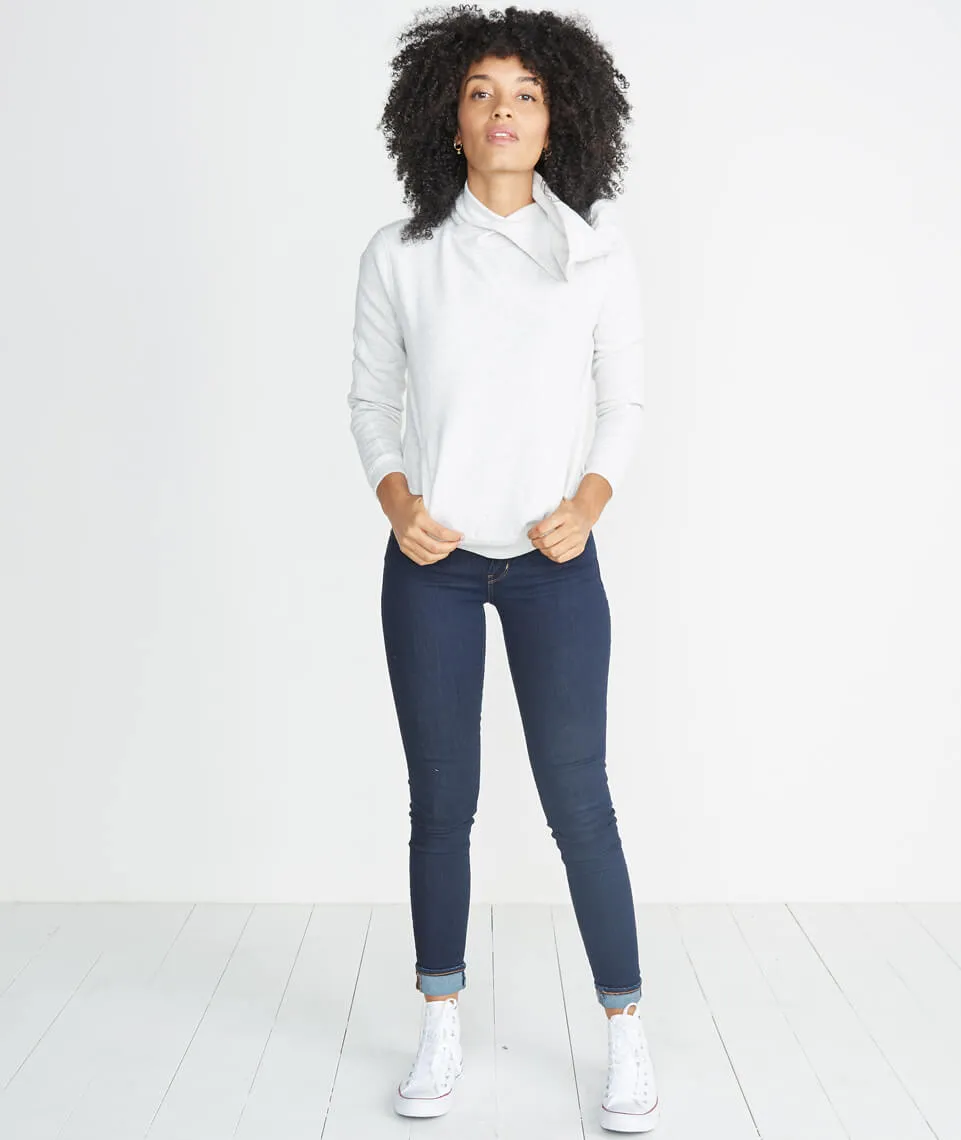 Scarlett Crossover Cowlneck Sweatshirt sold by Marine Layer product image thumbnail 5