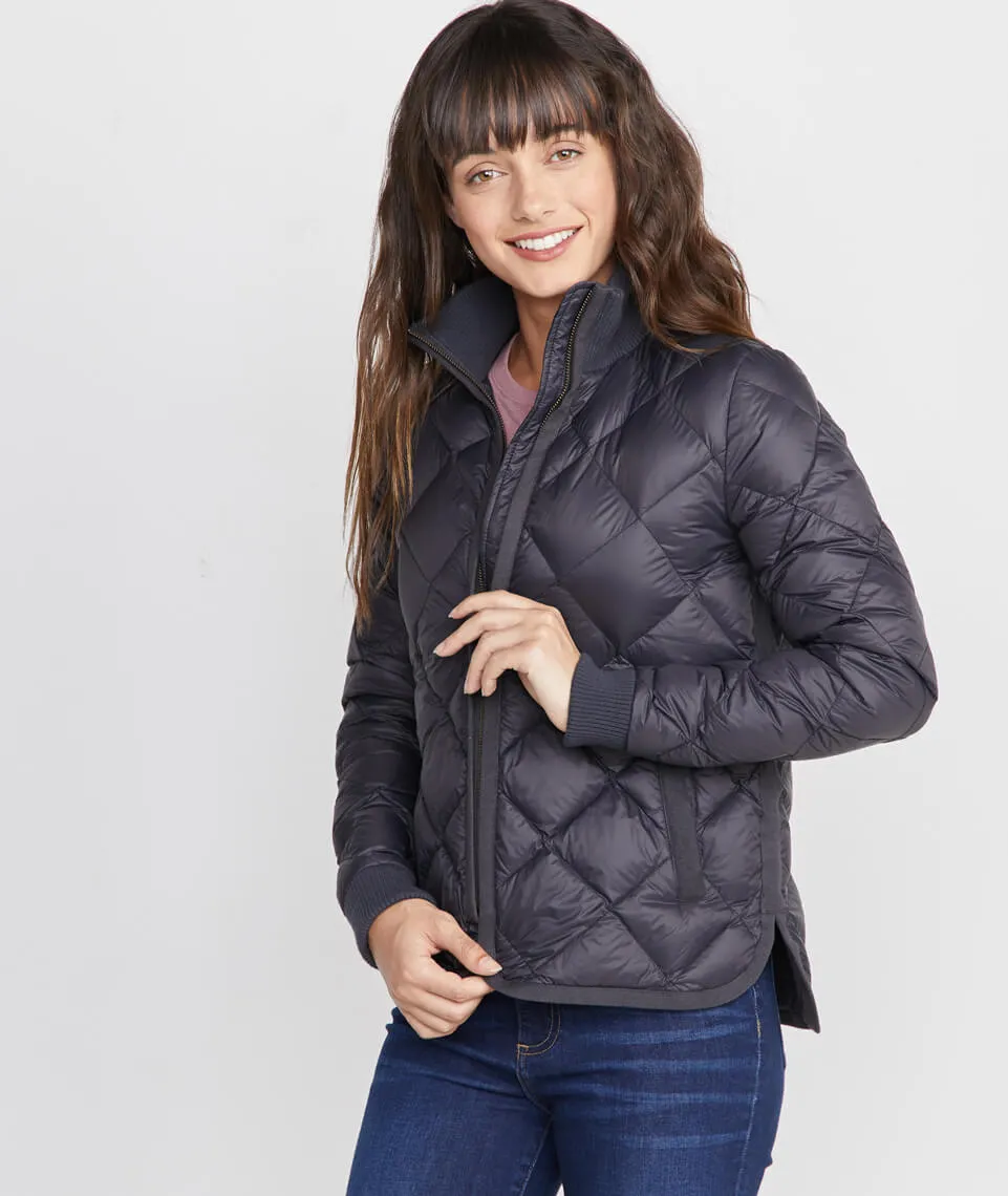 Meredith Puffer Coat in Black sold by Marine Layer product image thumbnail 5