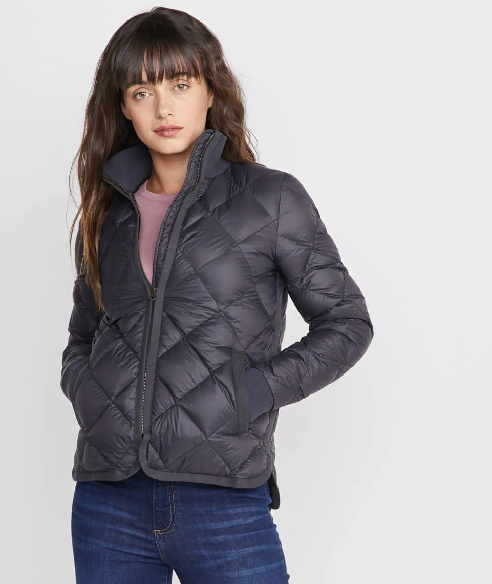 Meredith Puffer Coat in Black sold by Marine Layer product image thumbnail 4