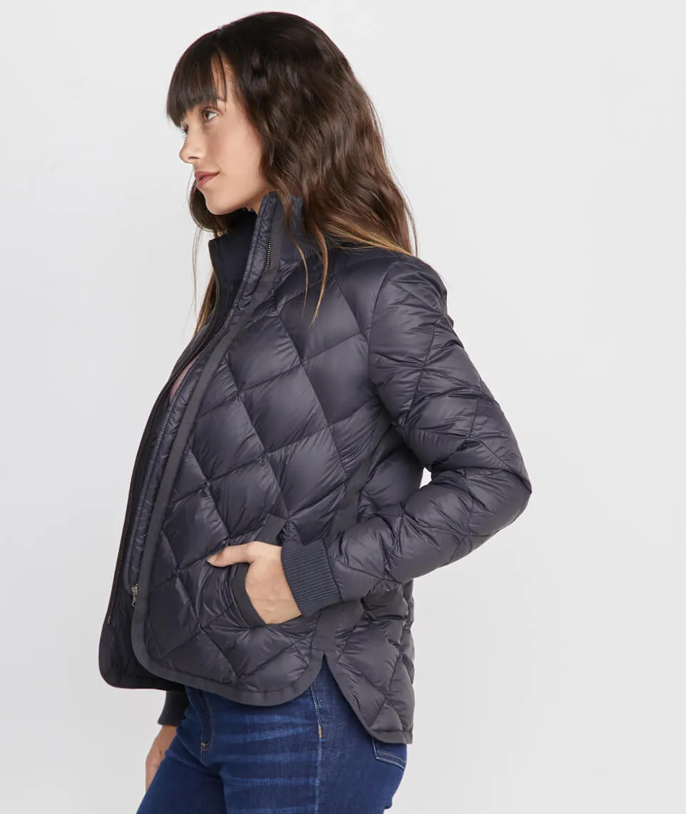 Meredith Puffer Coat in Black sold by Marine Layer product image thumbnail 2