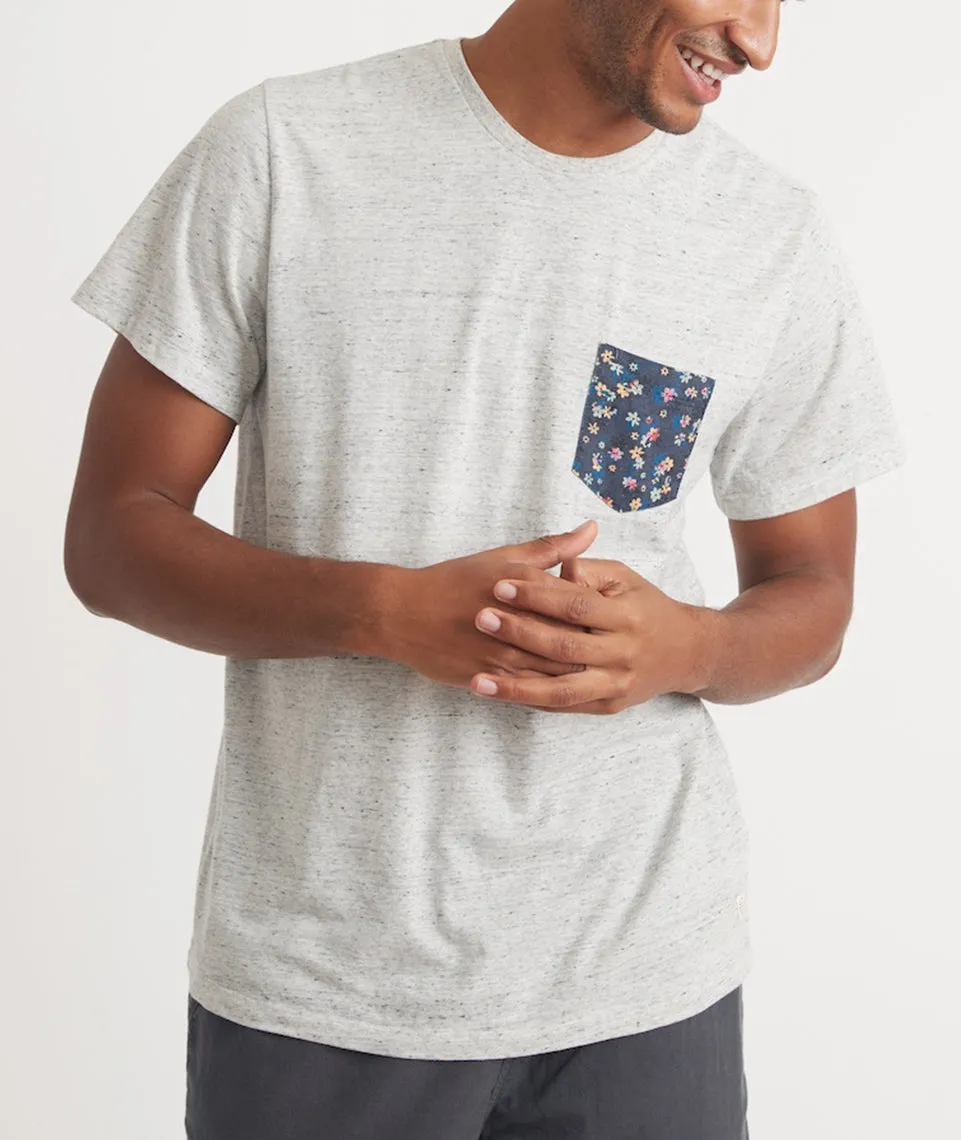 Signature Pocket Tee in Ash Heather sold by Marine Layer product image thumbnail 3