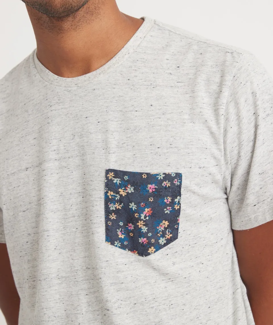 Signature Pocket Tee in Ash Heather sold by Marine Layer product image thumbnail 4