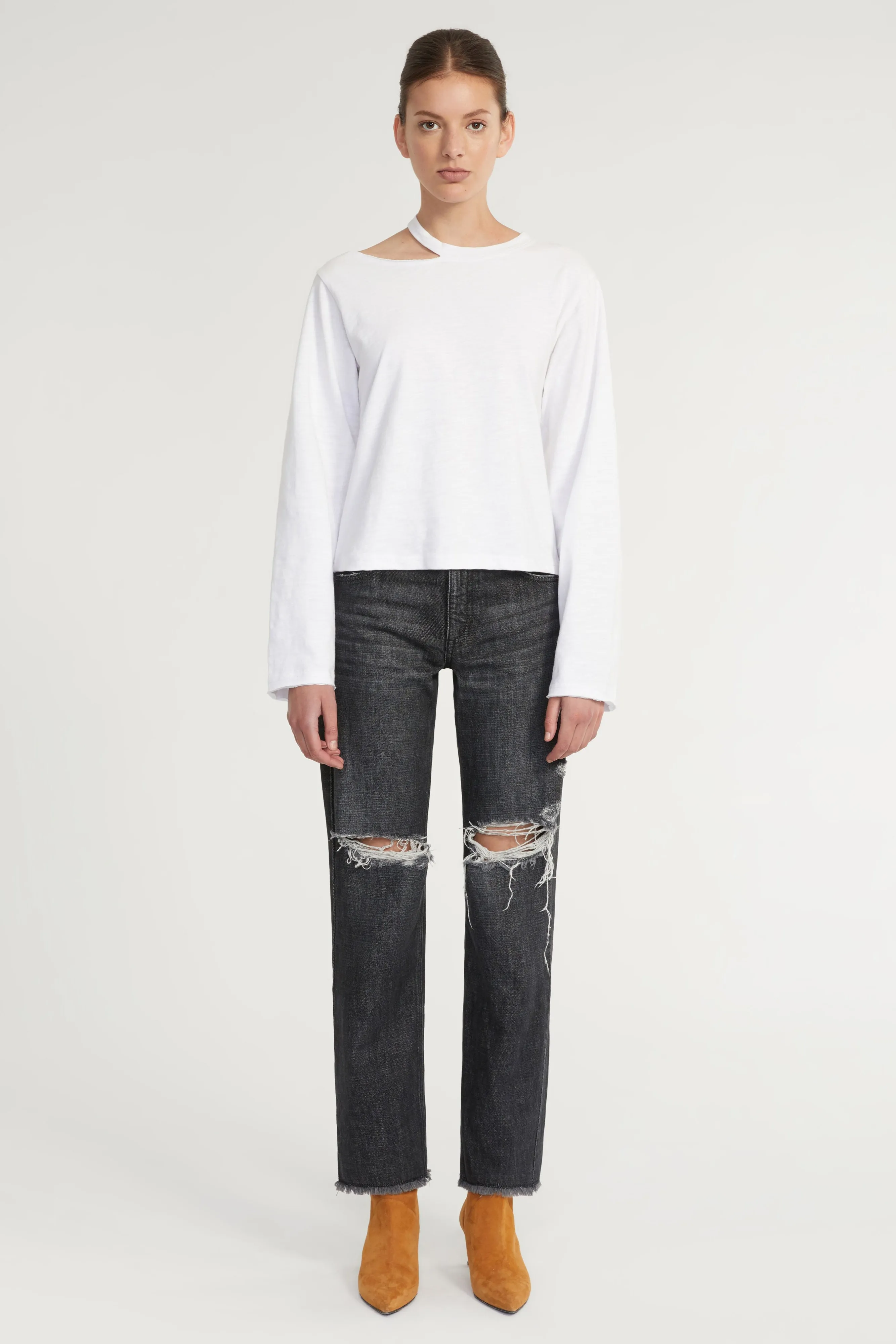 Tate Cut Out Long Sleeve in White sold by Marissa Webb product image thumbnail 2