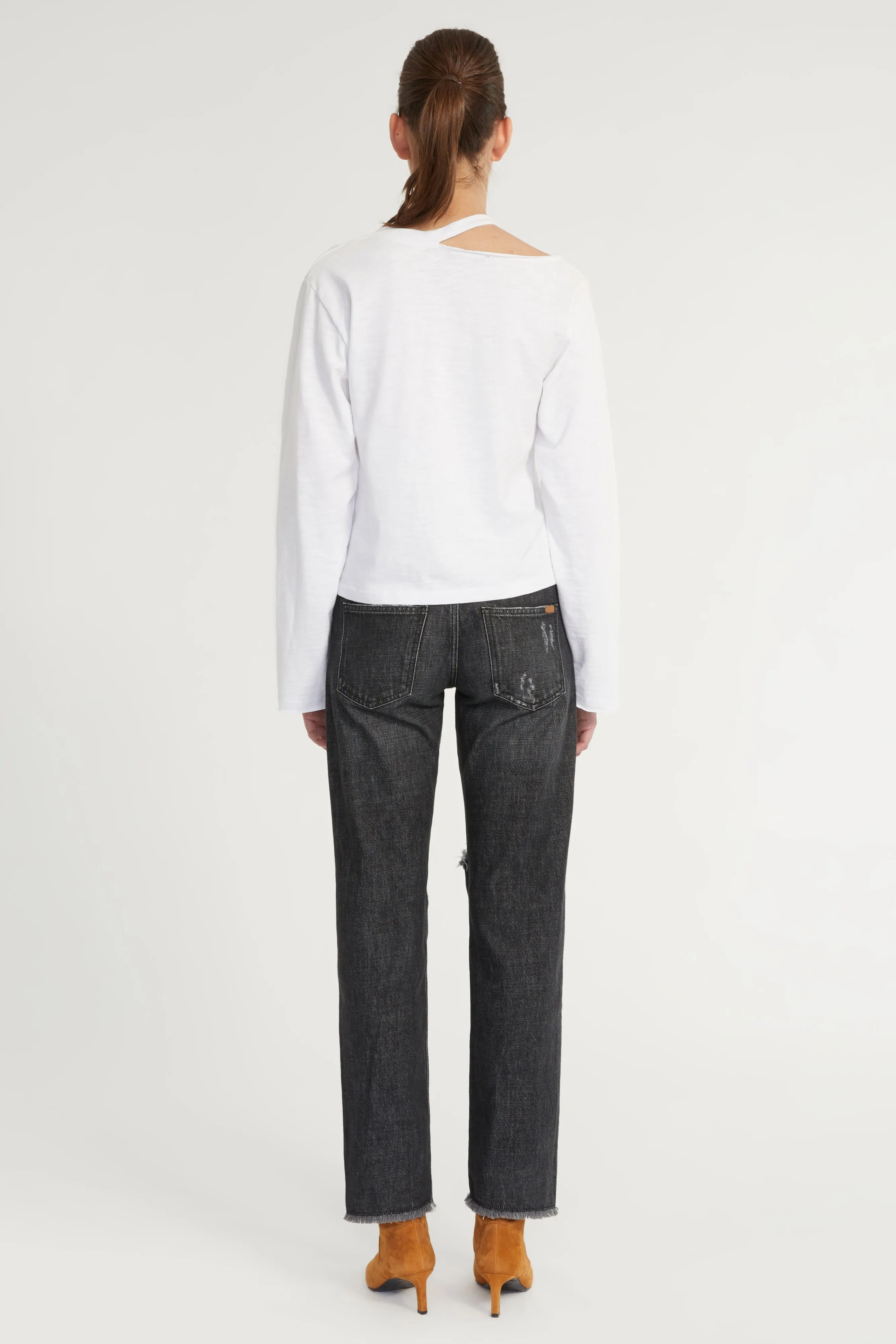 Tate Cut Out Long Sleeve in White sold by Marissa Webb product image thumbnail 3