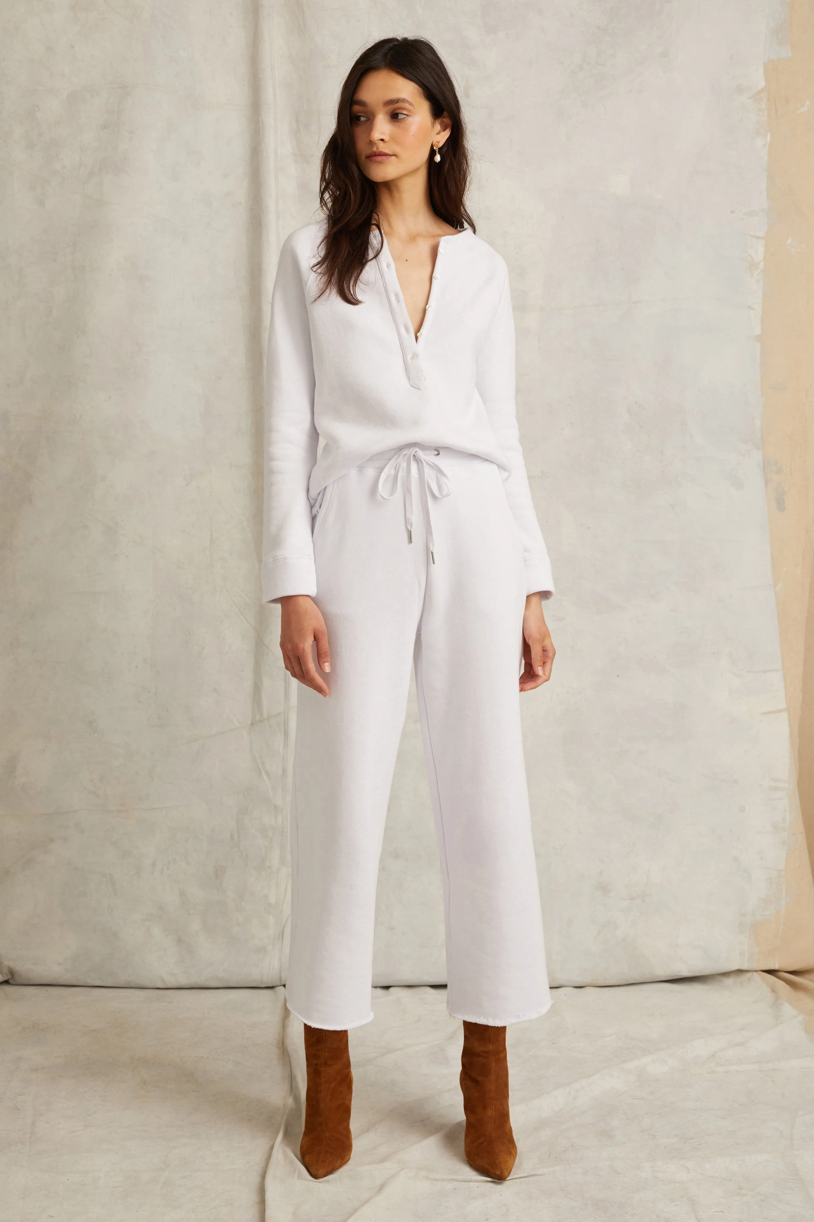 So Relaxed French Terry Wide Leg Sweatpant sold by Marissa Webb