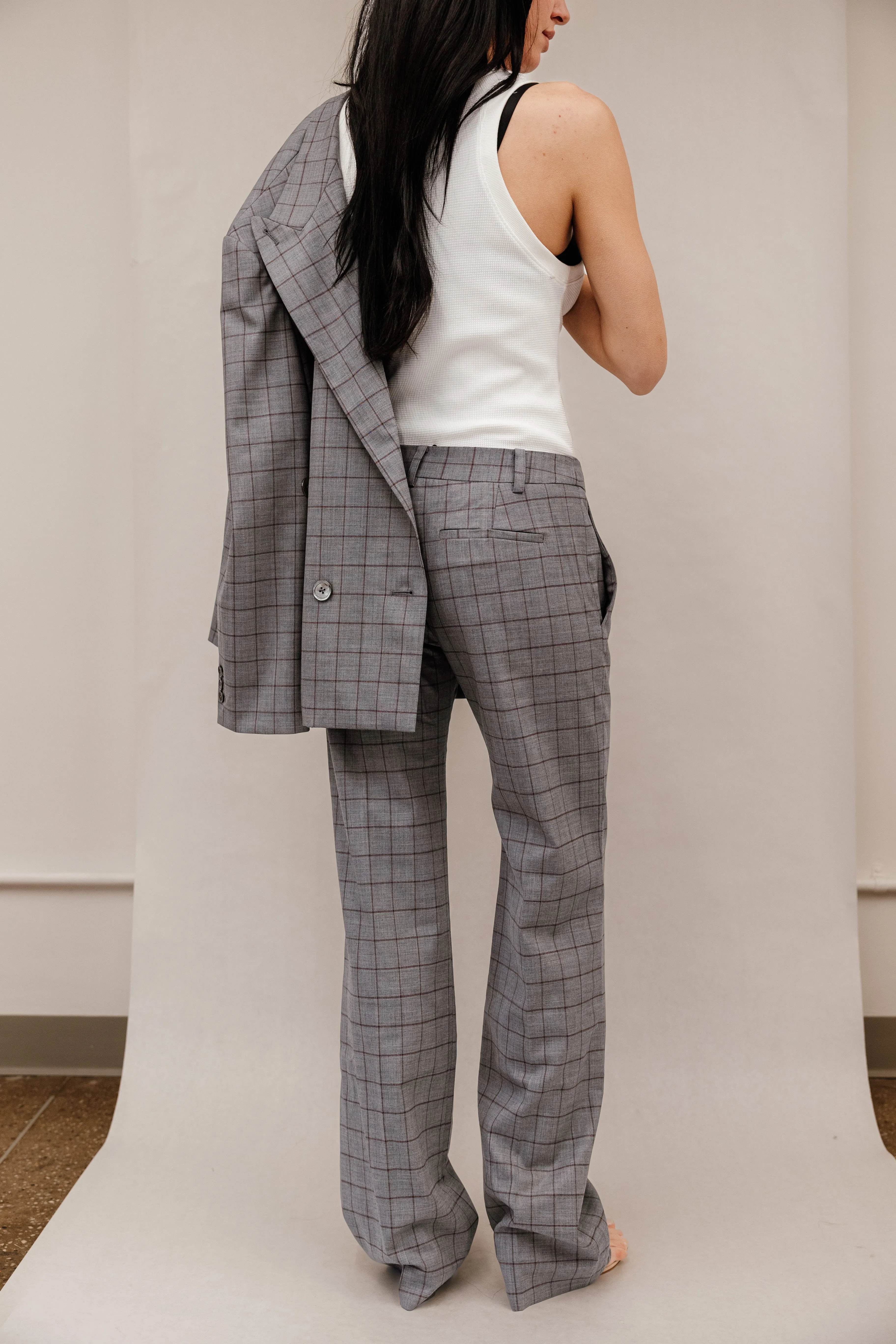 Carlo Low Rise Slim Flare Trouser sold by Marissa Webb product image thumbnail 3