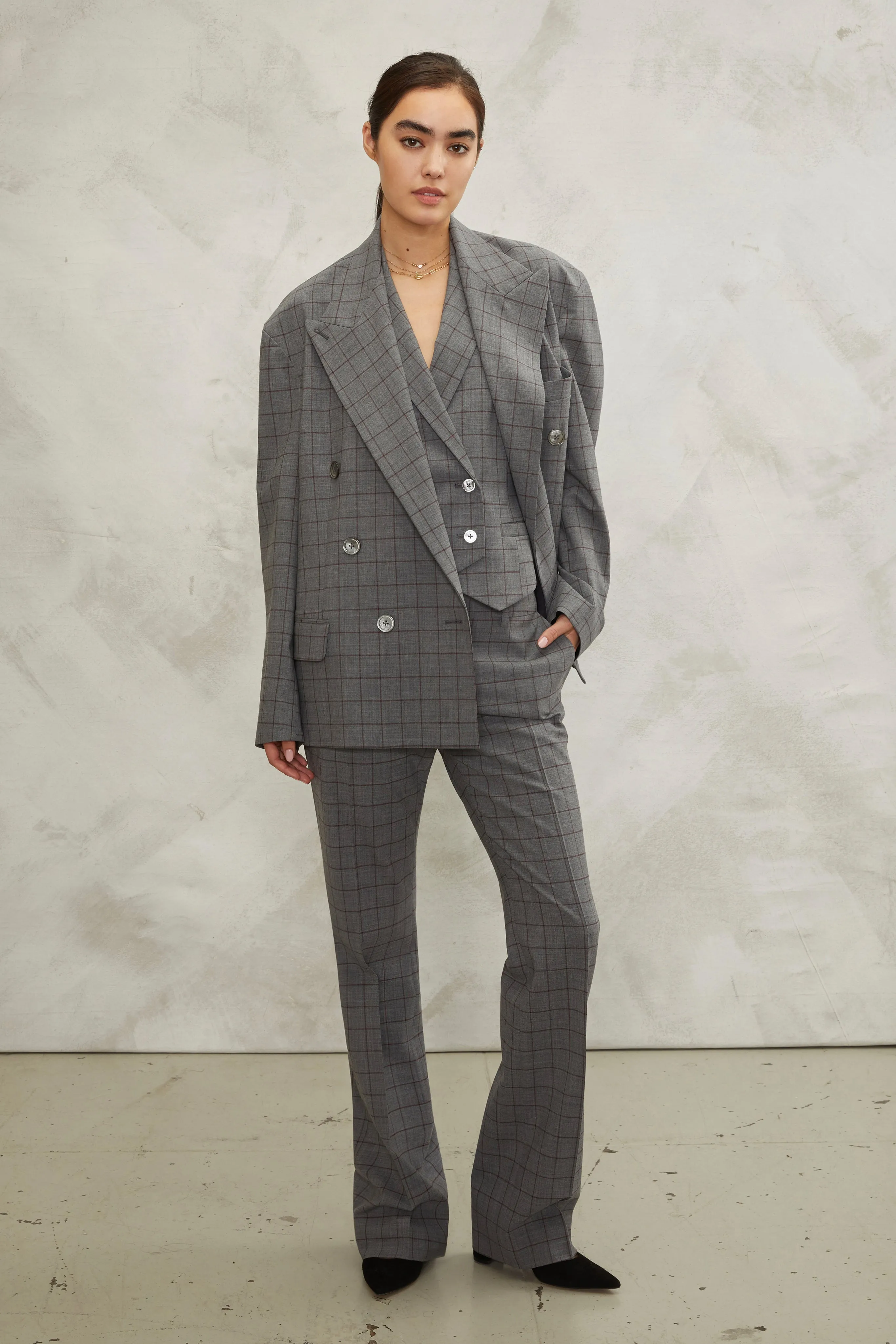 Carlo Low Rise Slim Flare Trouser sold by Marissa Webb