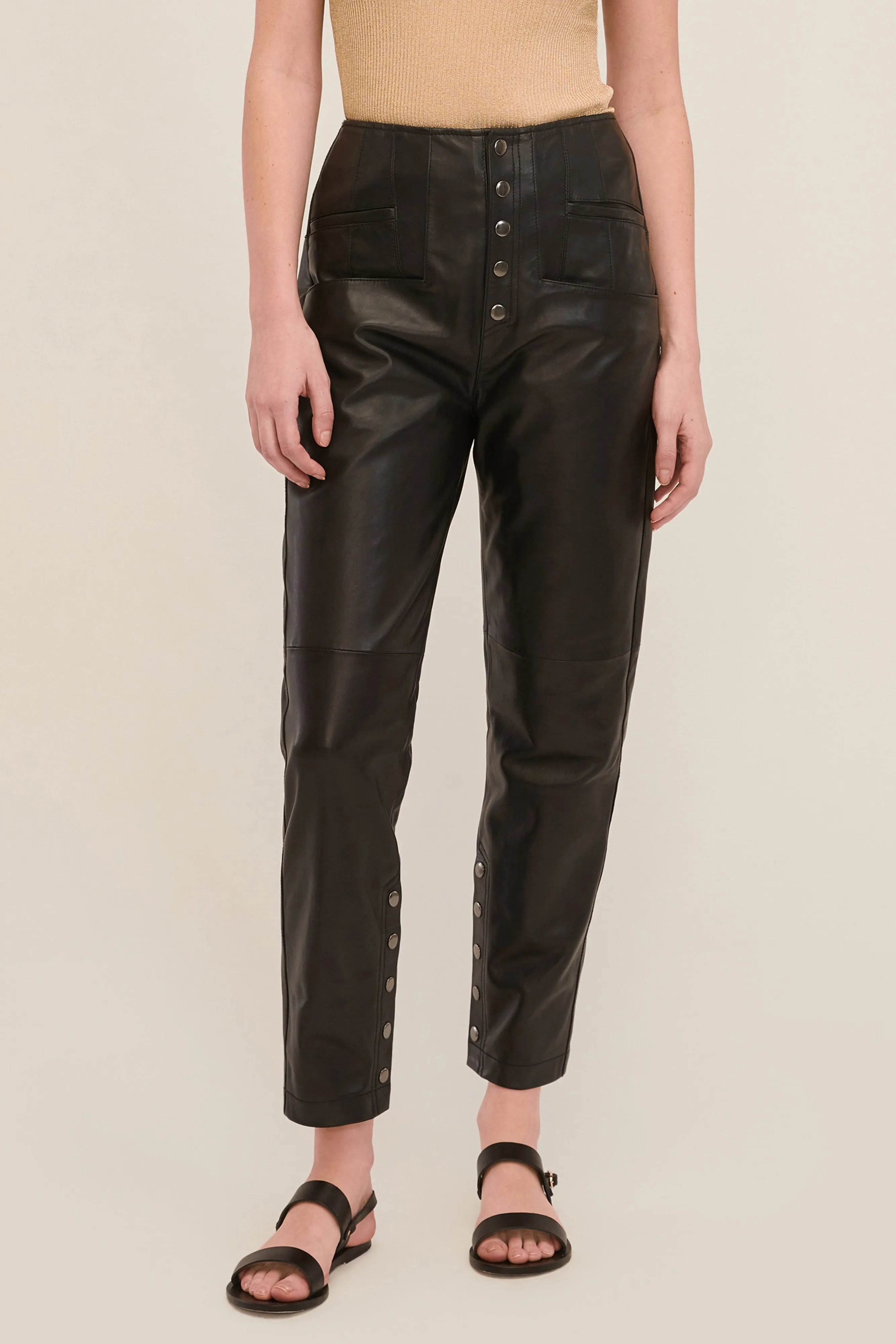 Full Length Leather Pant sold by Marissa Webb product image thumbnail 3