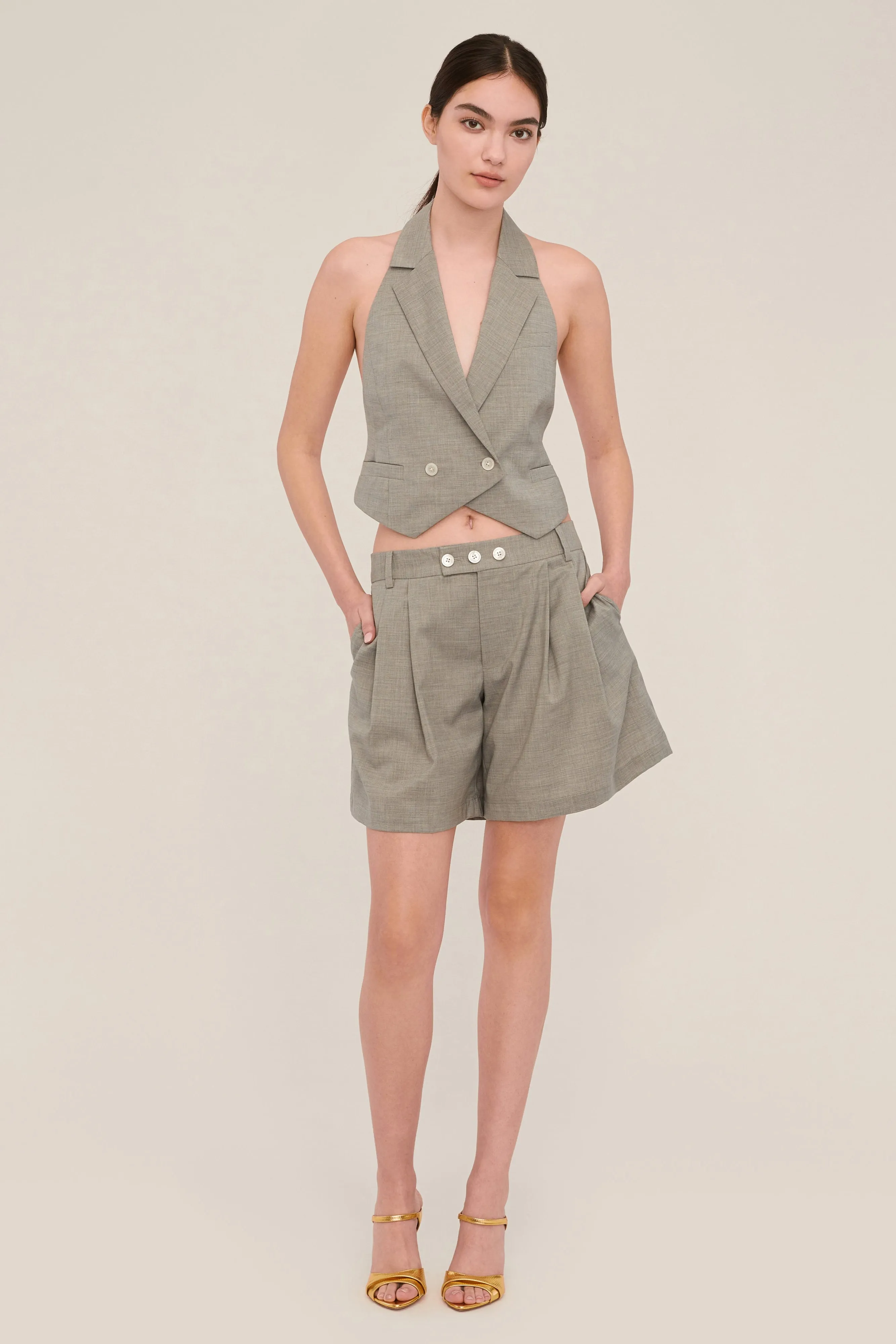 Bailey Pleated Wool Short sold by Marissa Webb product image thumbnail 2