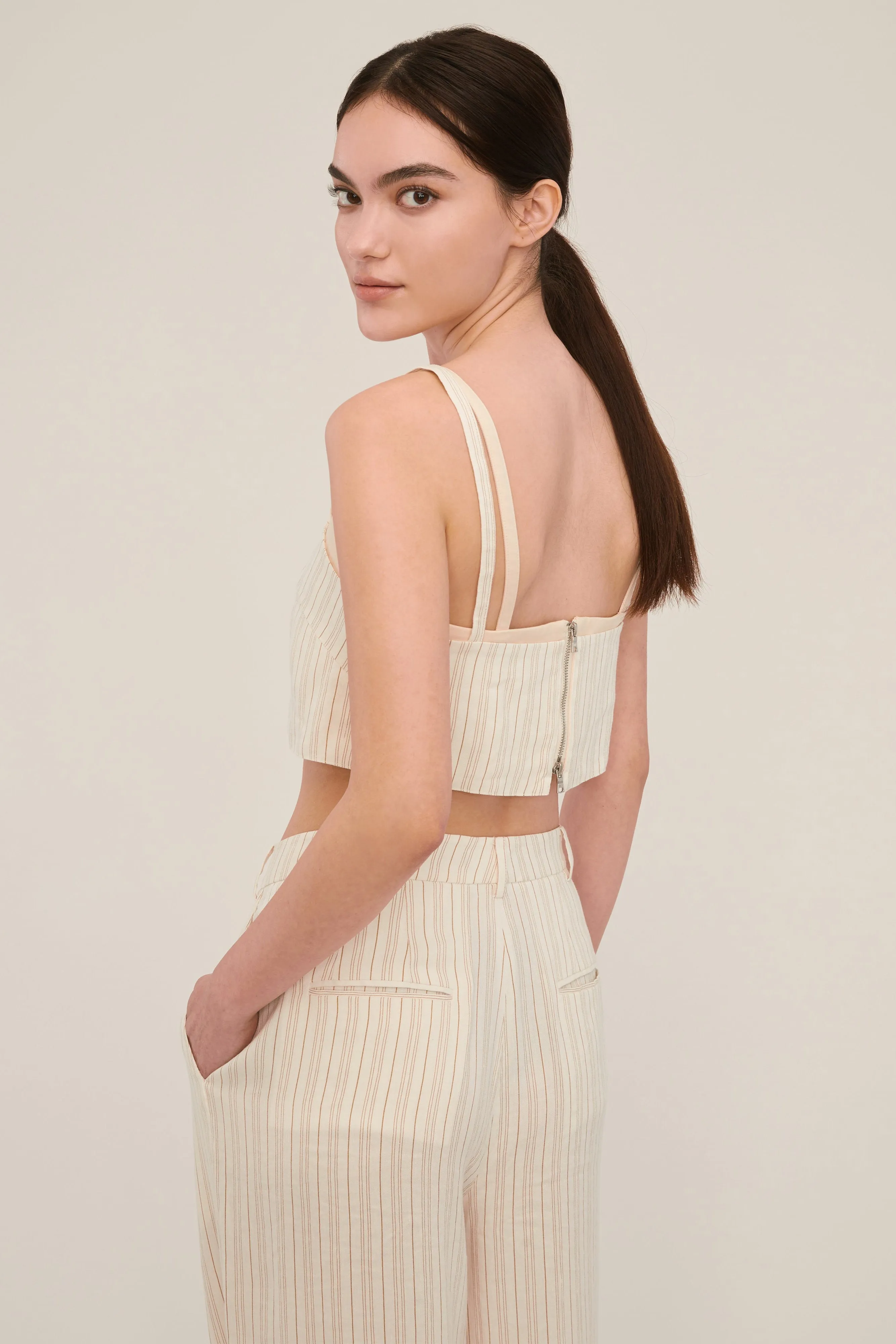 Monet Layered Crop Top sold by Marissa Webb product image thumbnail 3