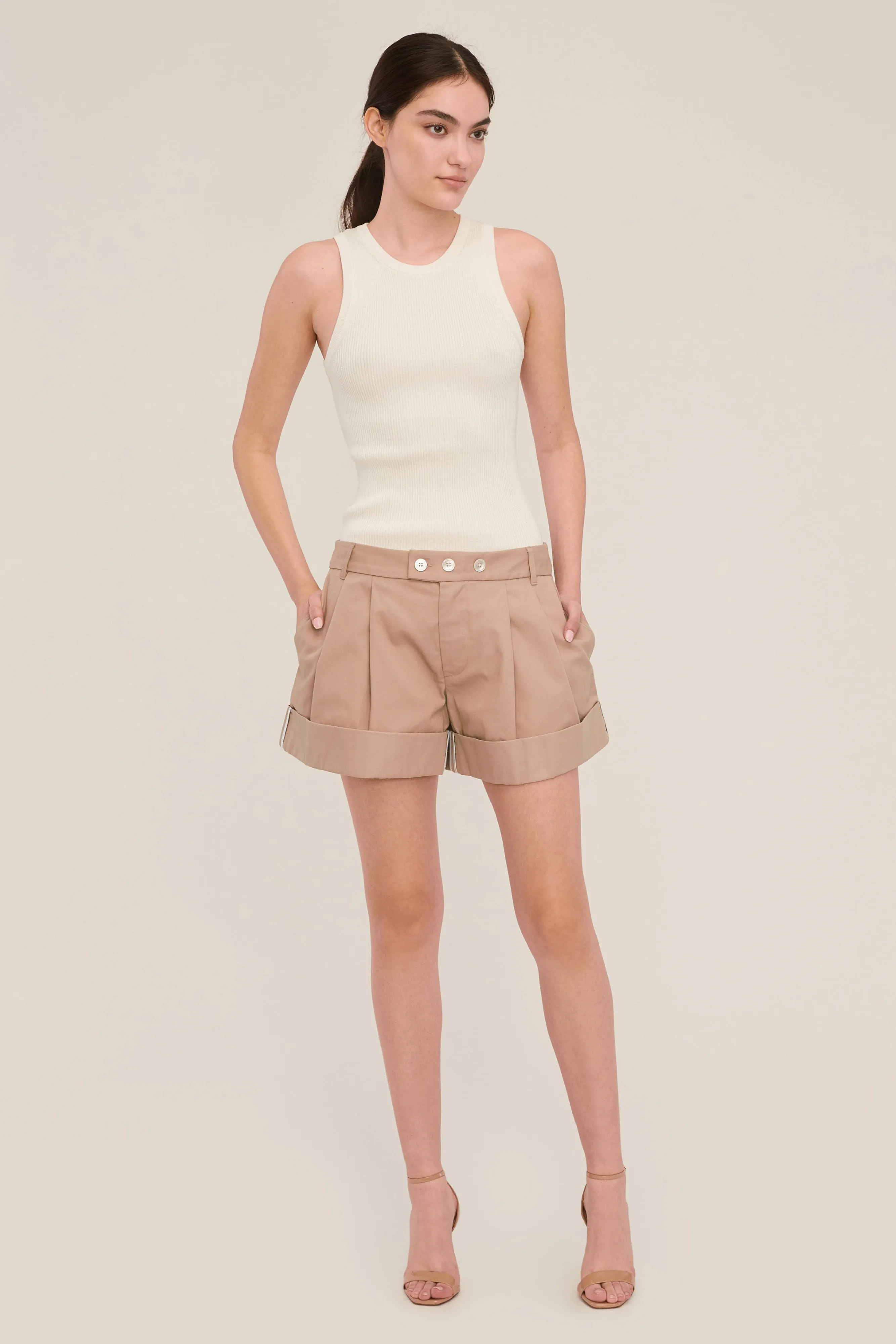 Bailey Pleated Chino Short sold by Marissa Webb product image thumbnail 2