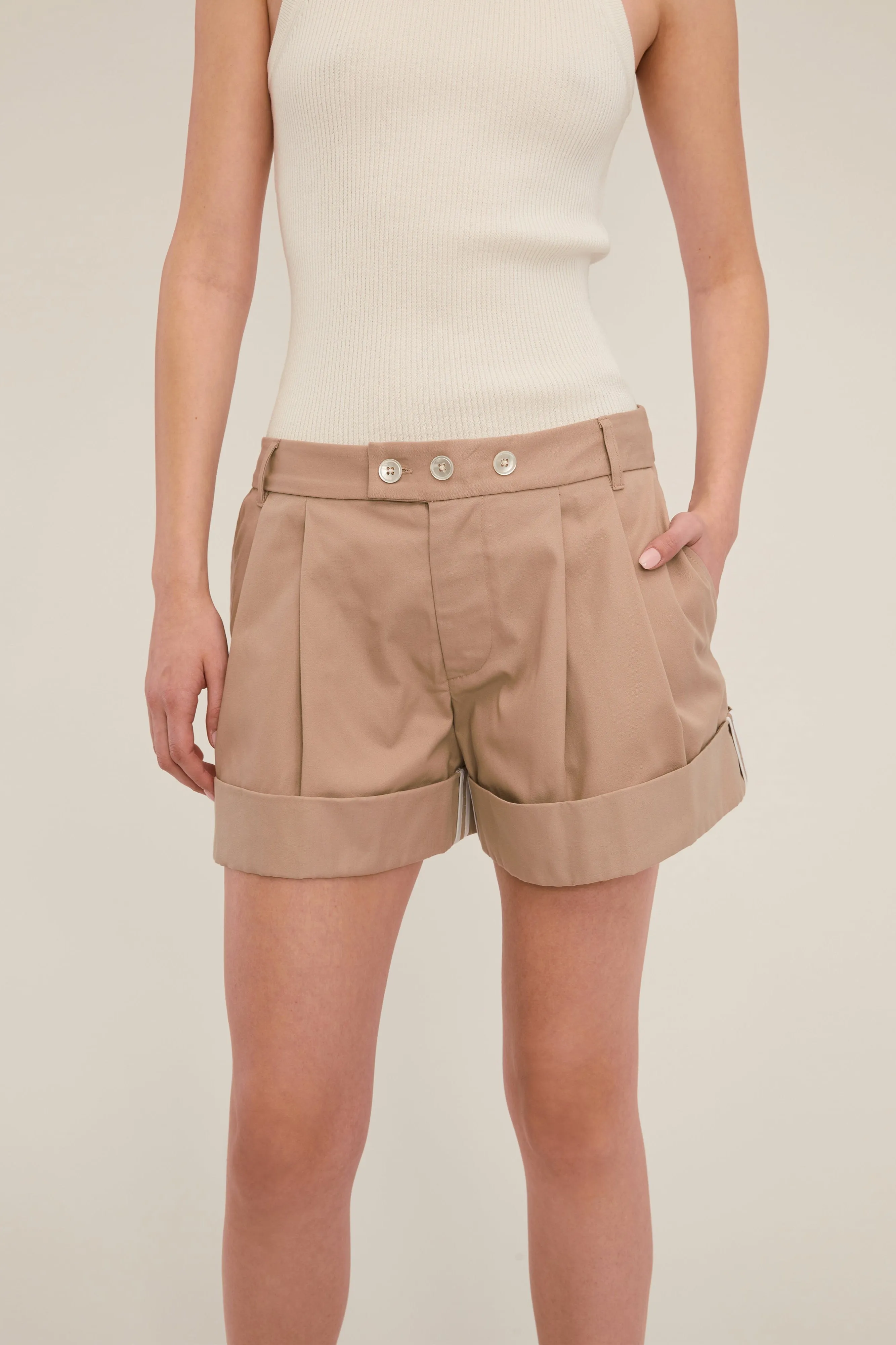 Bailey Pleated Chino Short sold by Marissa Webb product image thumbnail 4