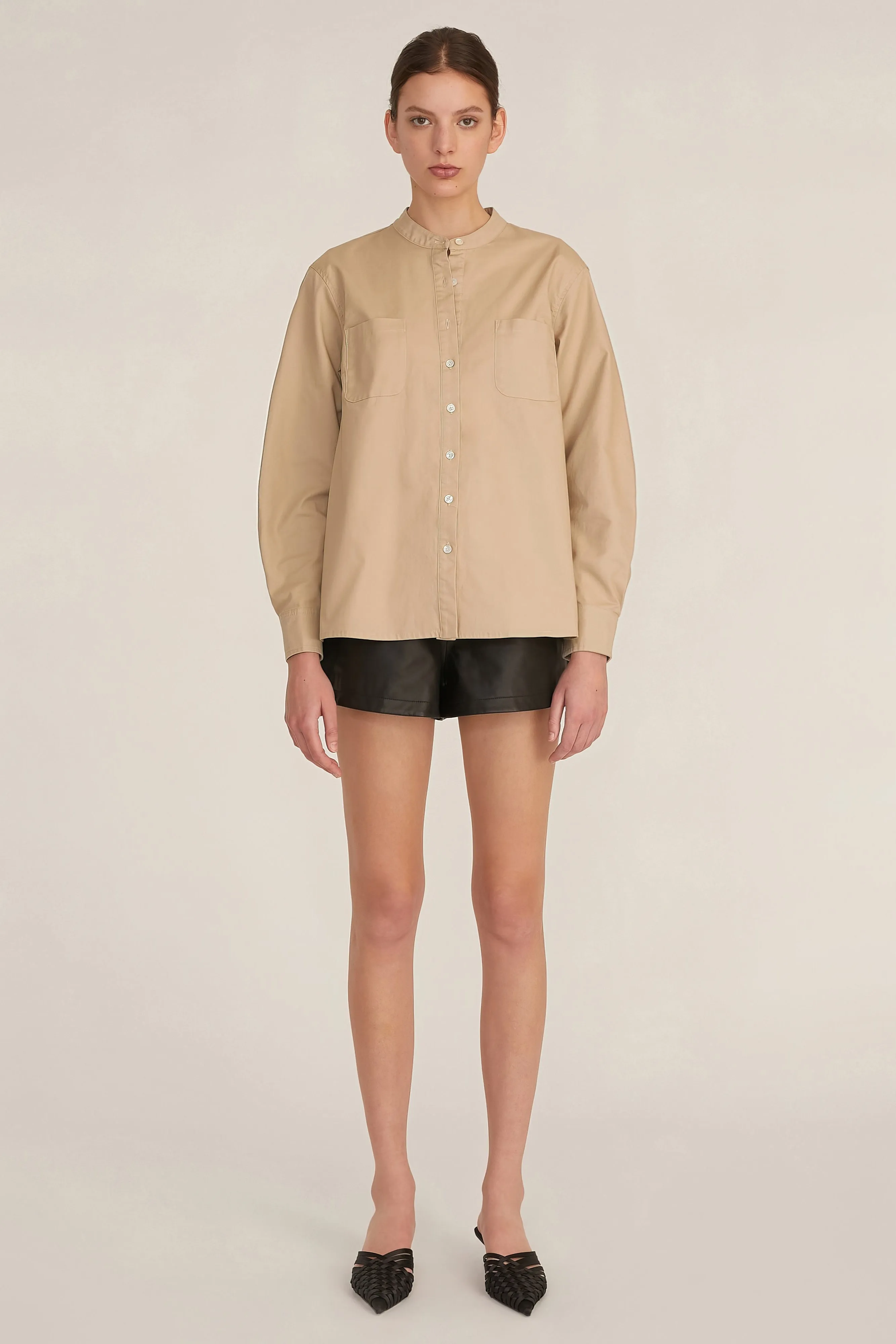 Lennox Canvas Tie-Back Button Down sold by Marissa Webb product image thumbnail 5