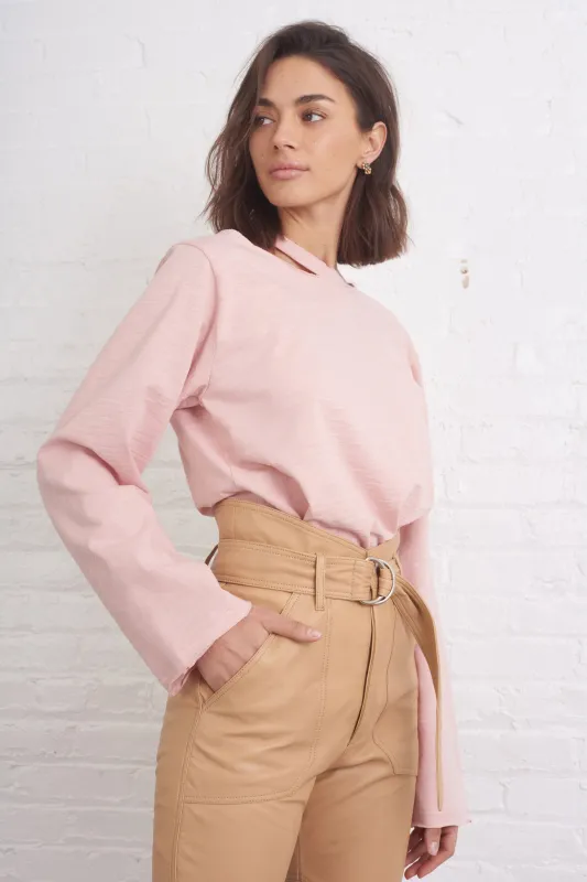 Tate Cut Out Long Sleeve in Rosewood sold by Marissa Webb