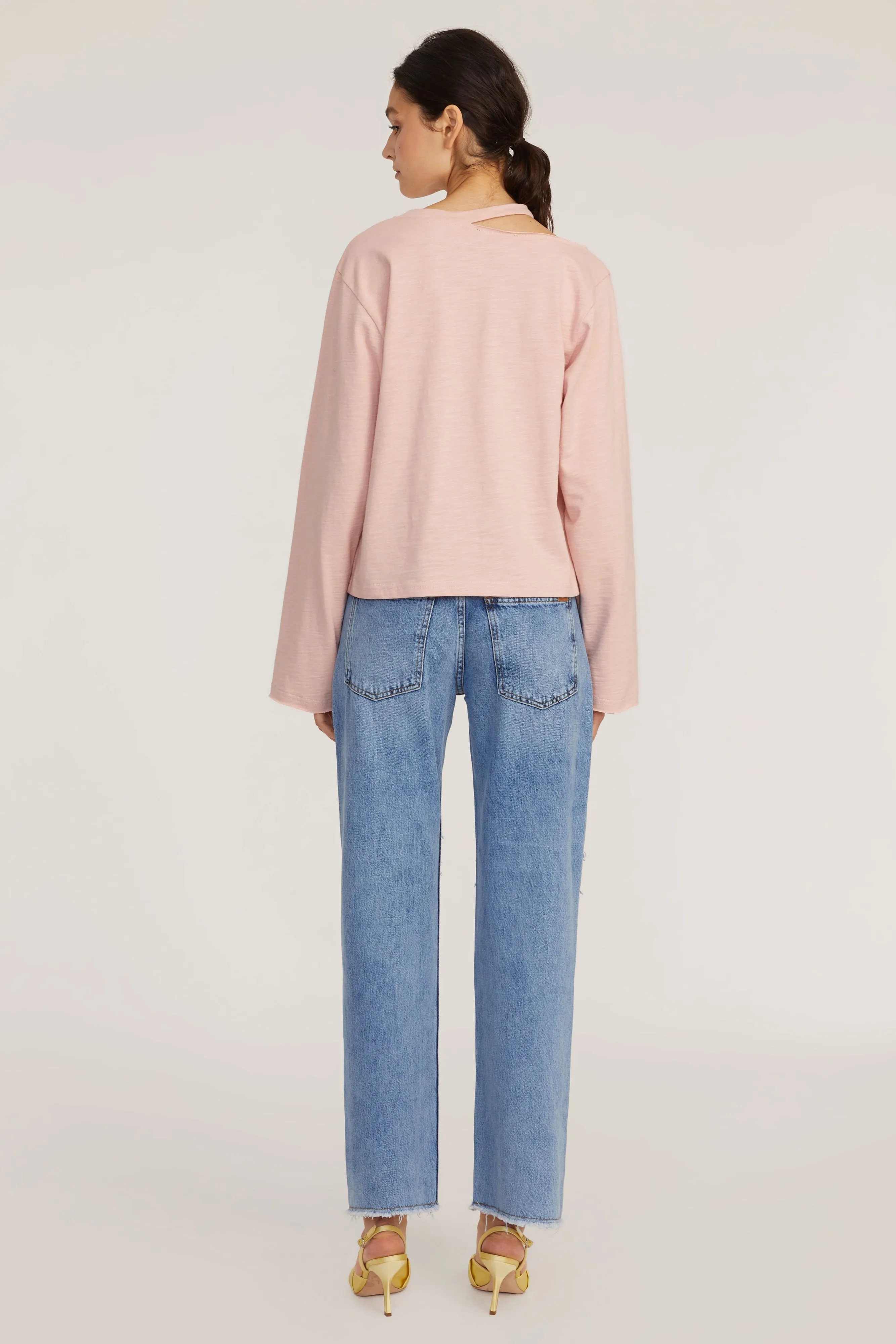 Tate Cut Out Long Sleeve in Rosewood sold by Marissa Webb product image thumbnail 5