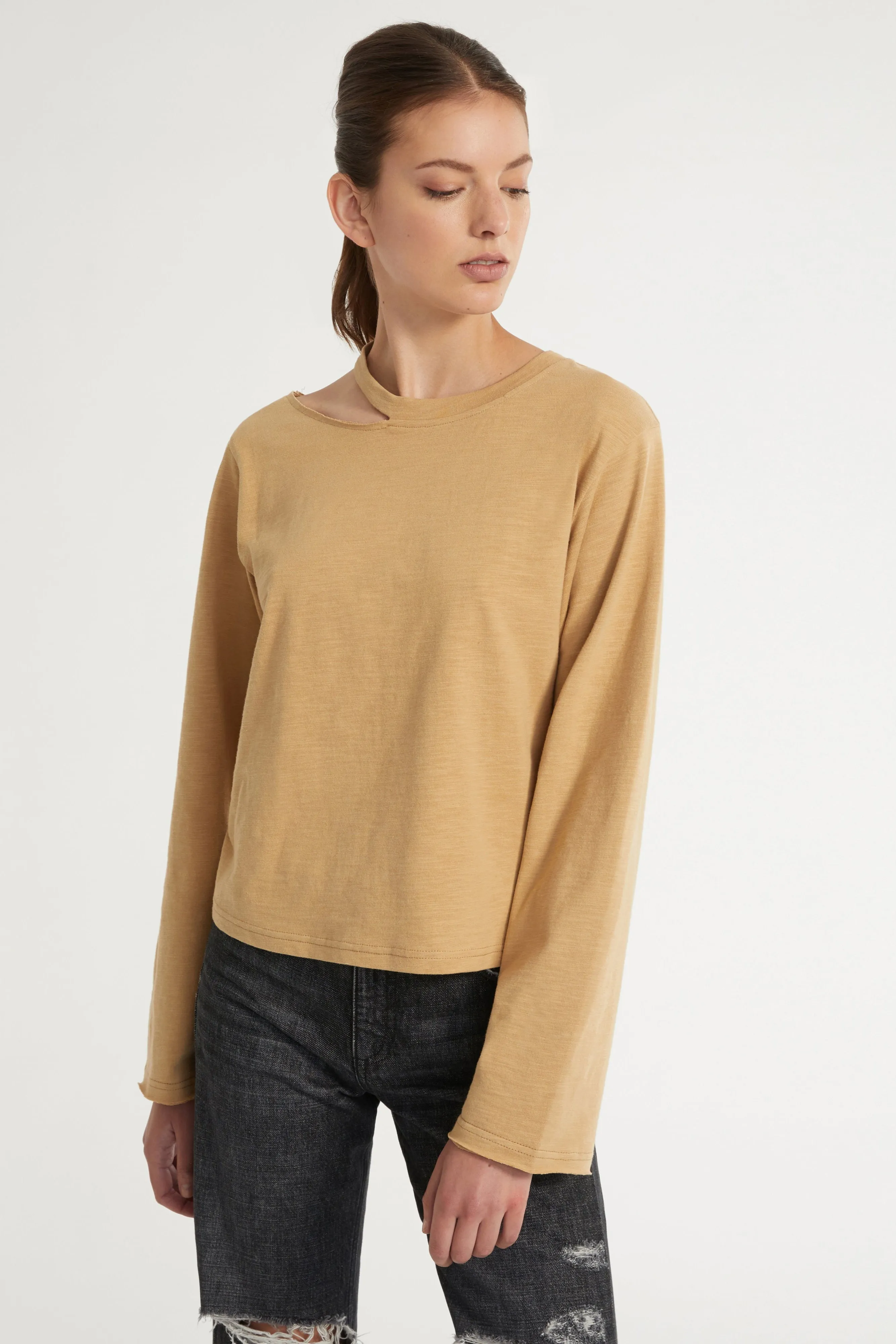 Tate Cut Out Long Sleeve in Sedona sold by Marissa Webb product image thumbnail 2