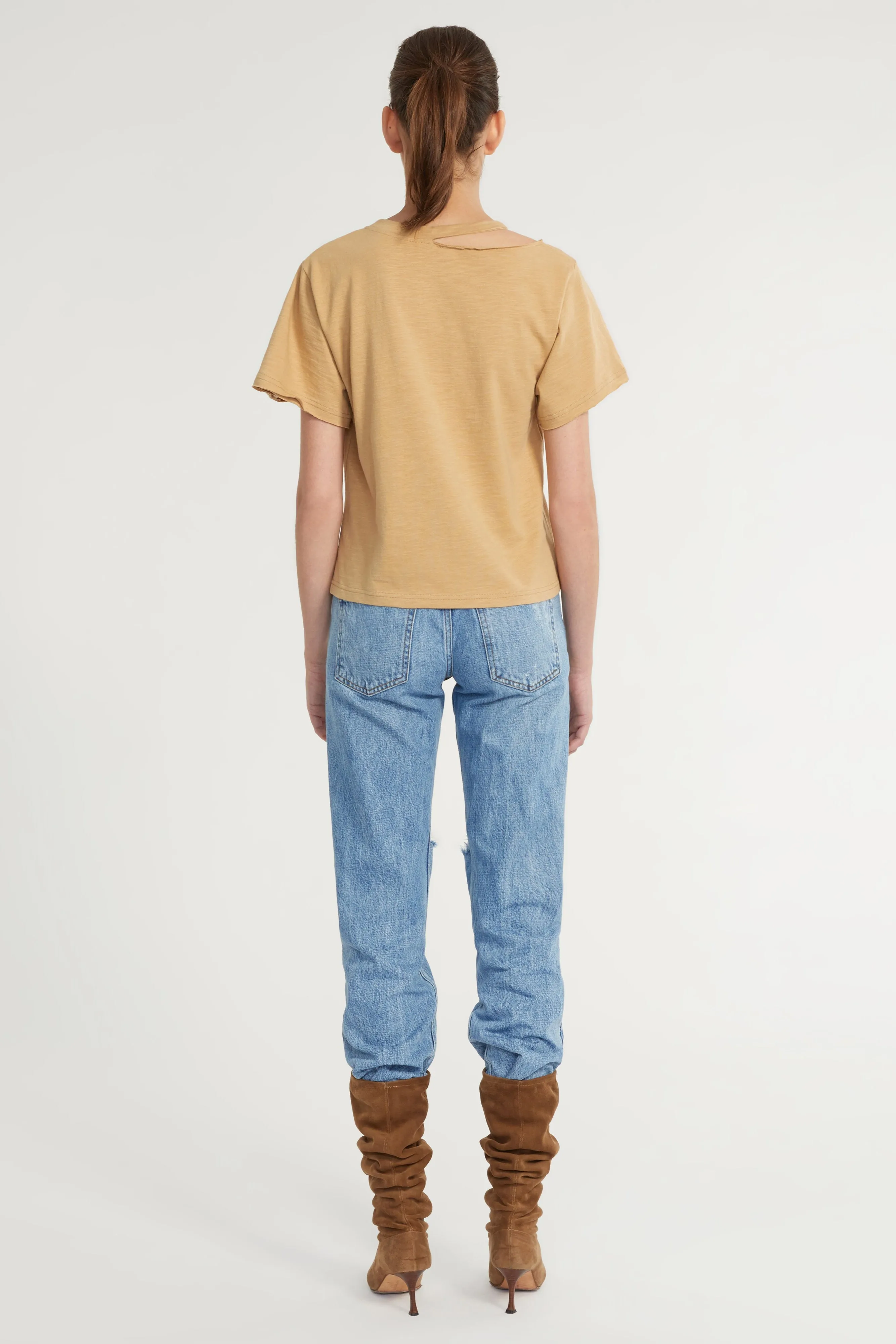 Tate Cut Out Tee in Sedona sold by Marissa Webb product image thumbnail 4