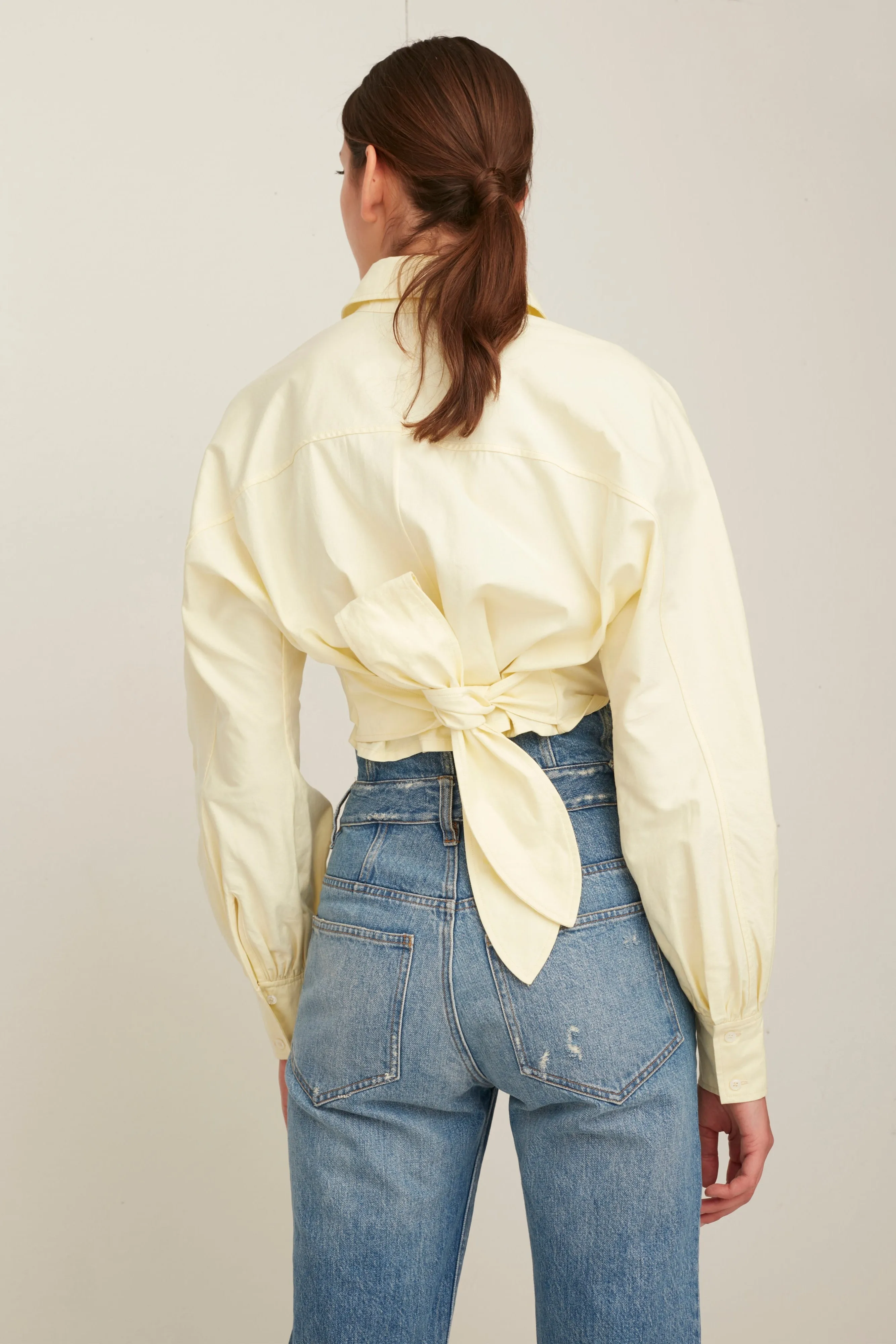 Emmerson Oxford Shirt in Canary sold by Marissa Webb product image thumbnail 3