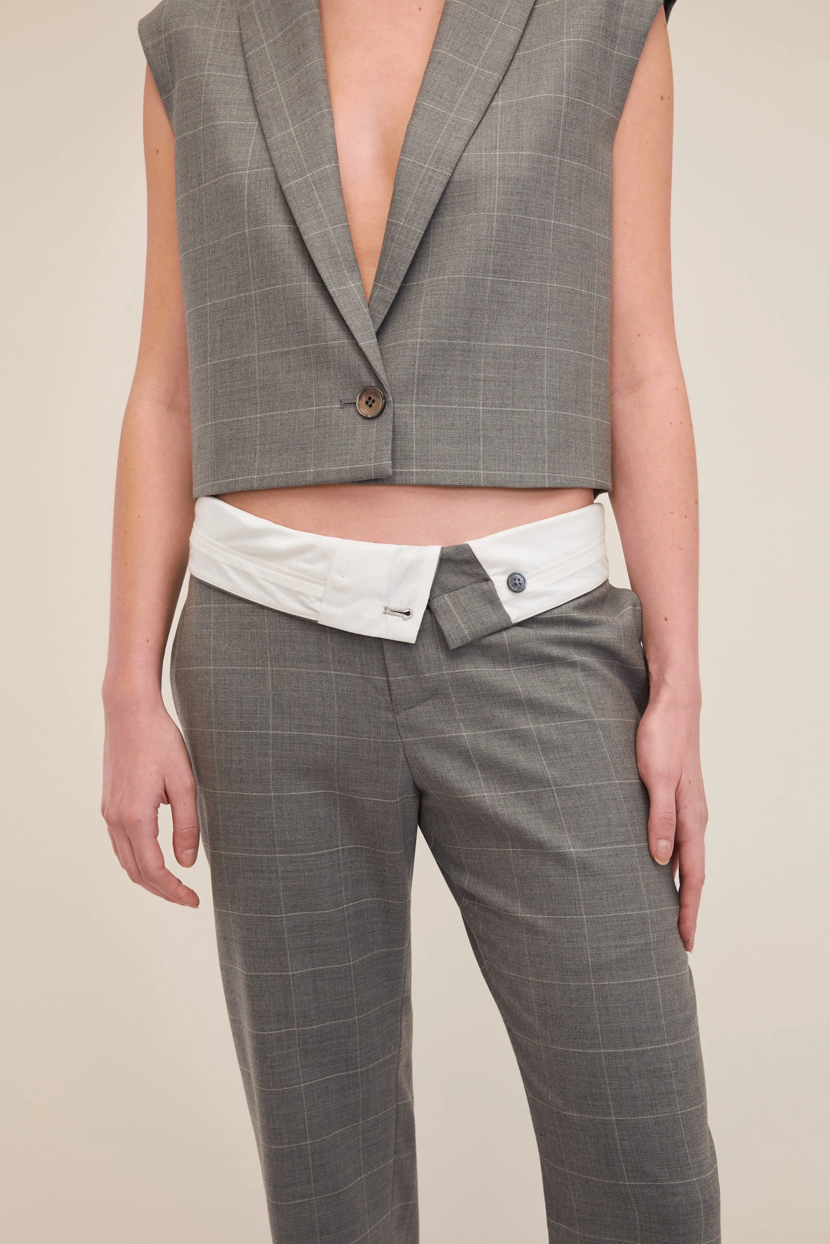 Leo Foldover Waist Trouser sold by Marissa Webb product image thumbnail 3