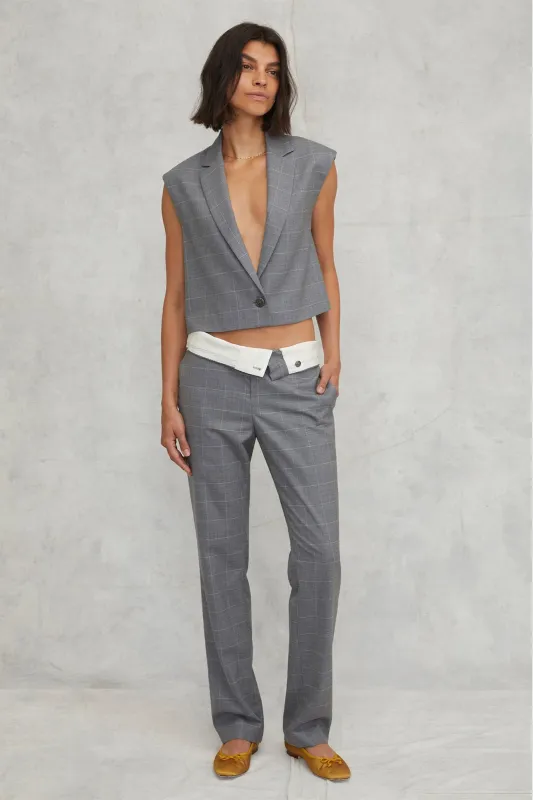 Leo Foldover Waist Trouser sold by Marissa Webb