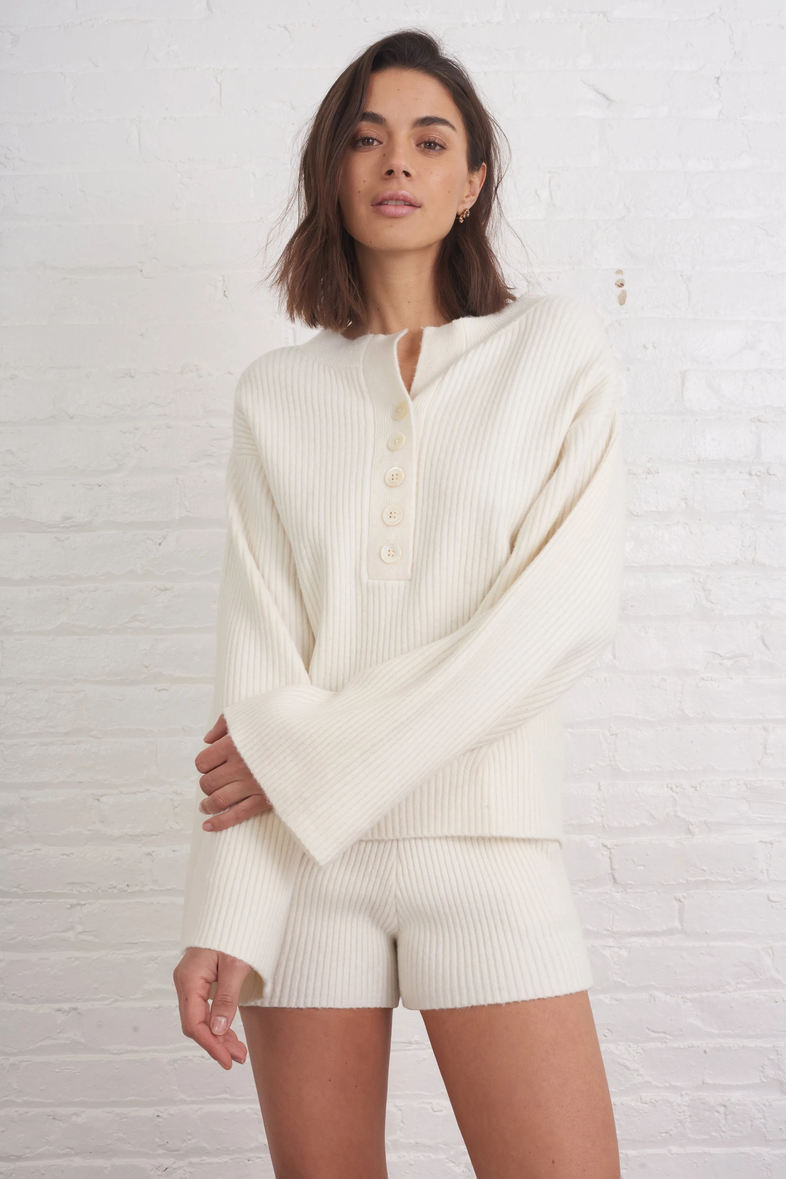 Arie Ribbed Cashmere Blend Short sold by Marissa Webb product image thumbnail 2